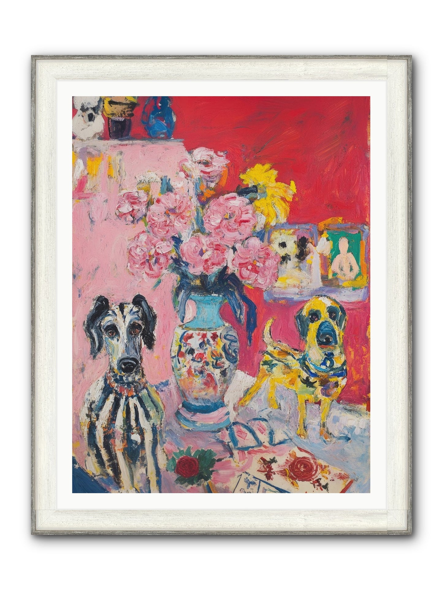 Bloomsbury Tales Framed Print - Driftwood White 36x48