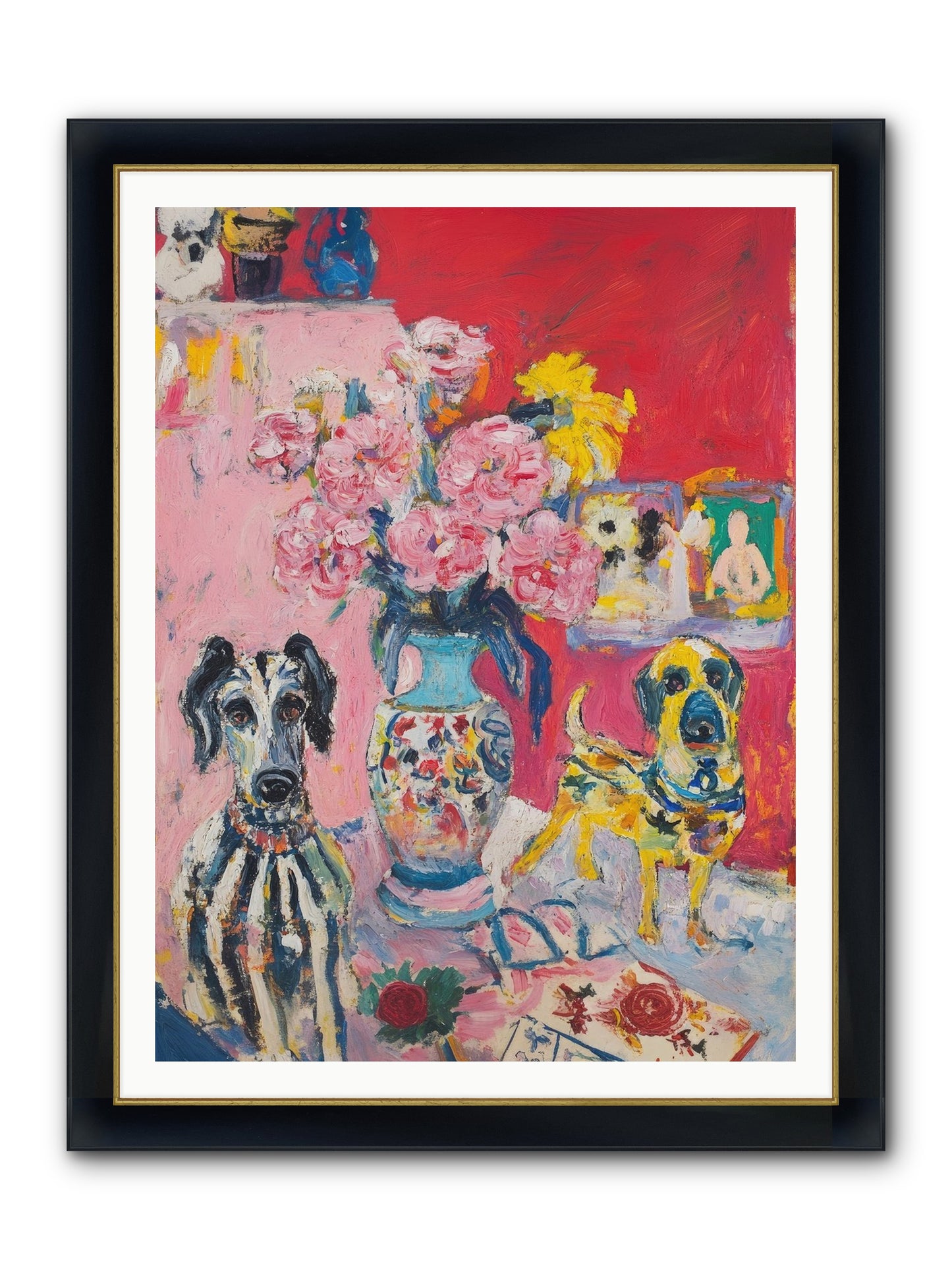 Bloomsbury Tales Framed Print - Wide Black w/Gold 36x48