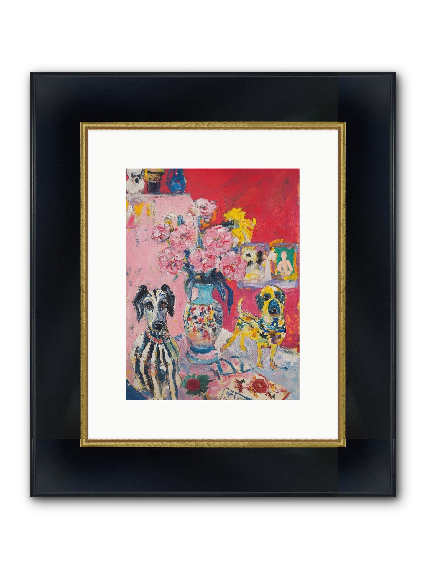 Bloomsbury Tales Framed Print - Wide Black w/Gold 9x12