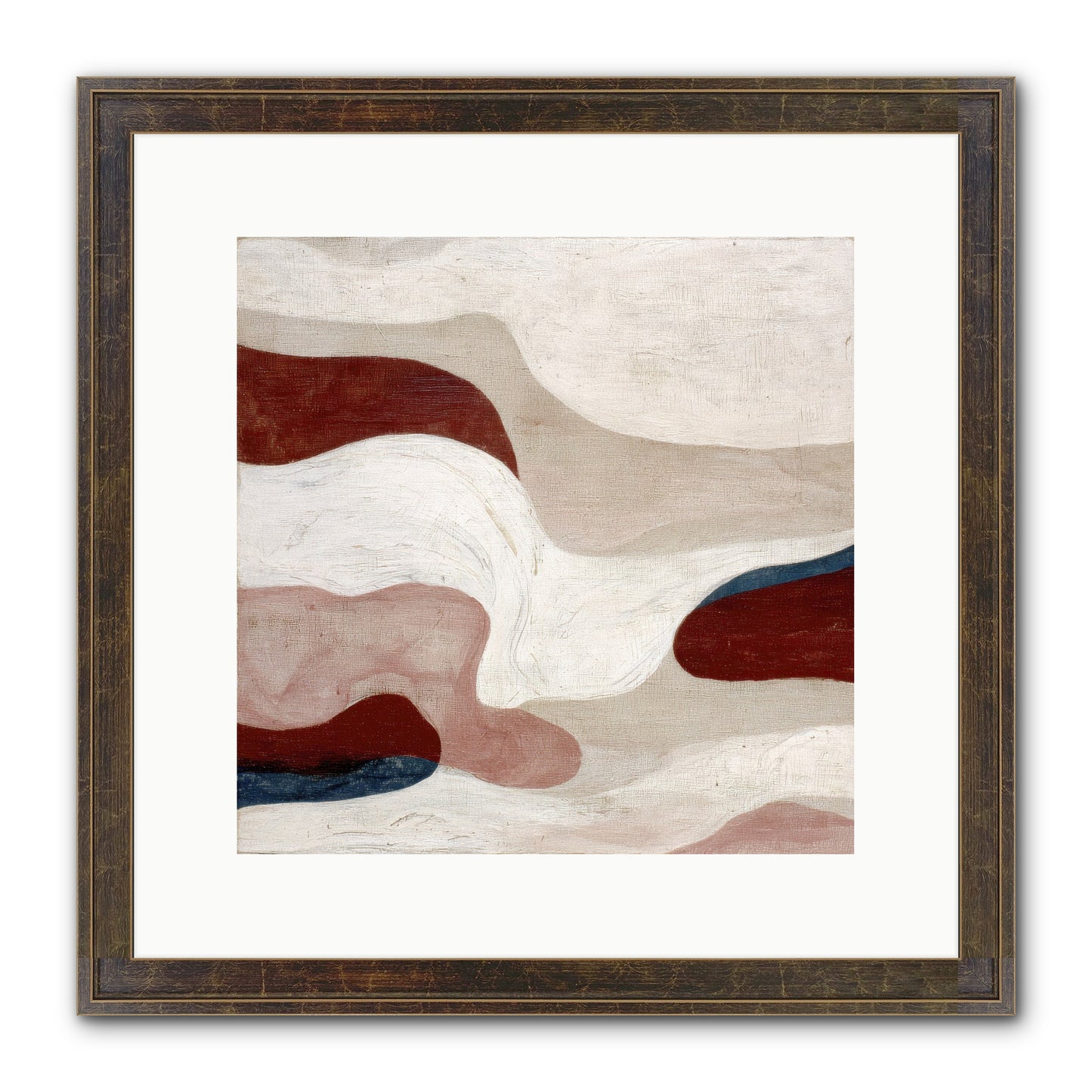 Blush Haven Framed Print - Slimwoods Black/Gold 12x12