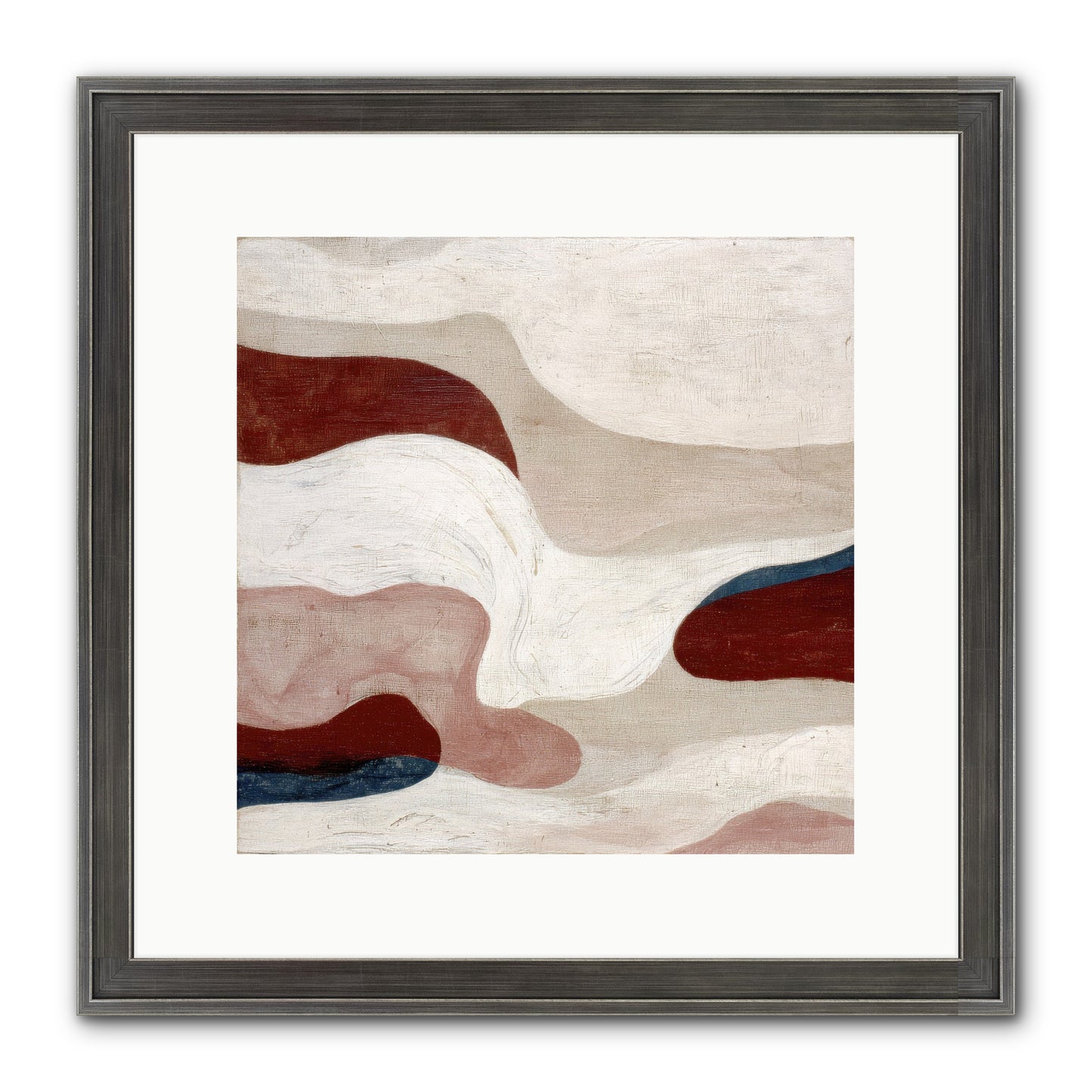 Blush Haven Framed Print - Slimwoods Black/Silver 12x12