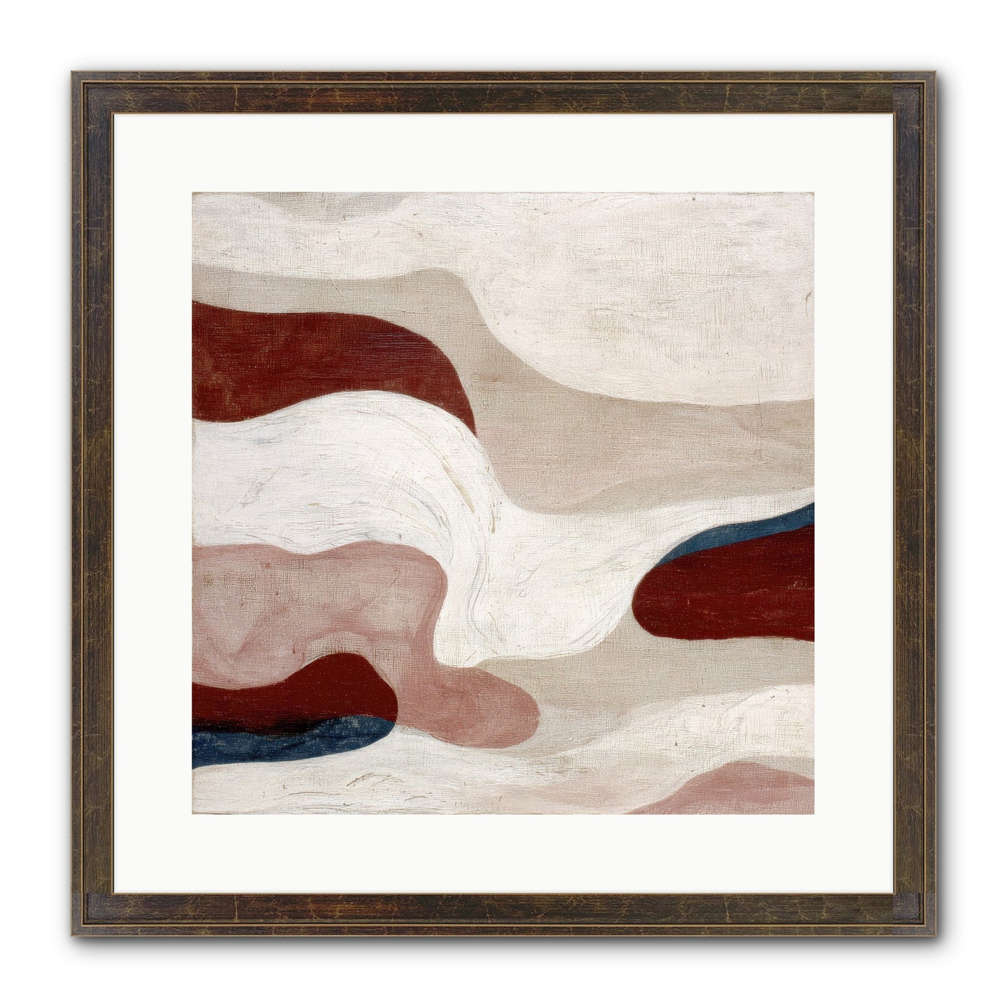 Blush Haven Framed Print - Slimwoods Black/Gold 16x16