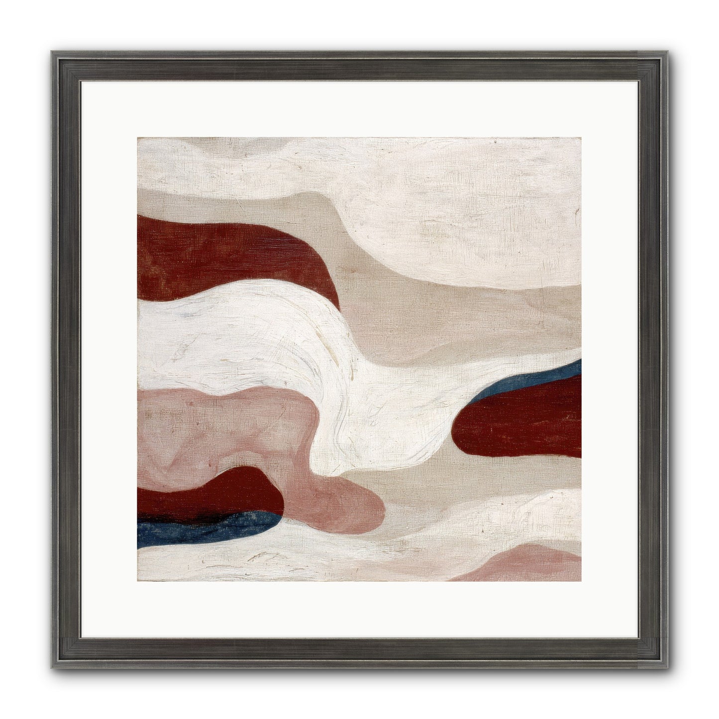 Blush Haven Framed Print - Slimwoods Black/Silver 16x16