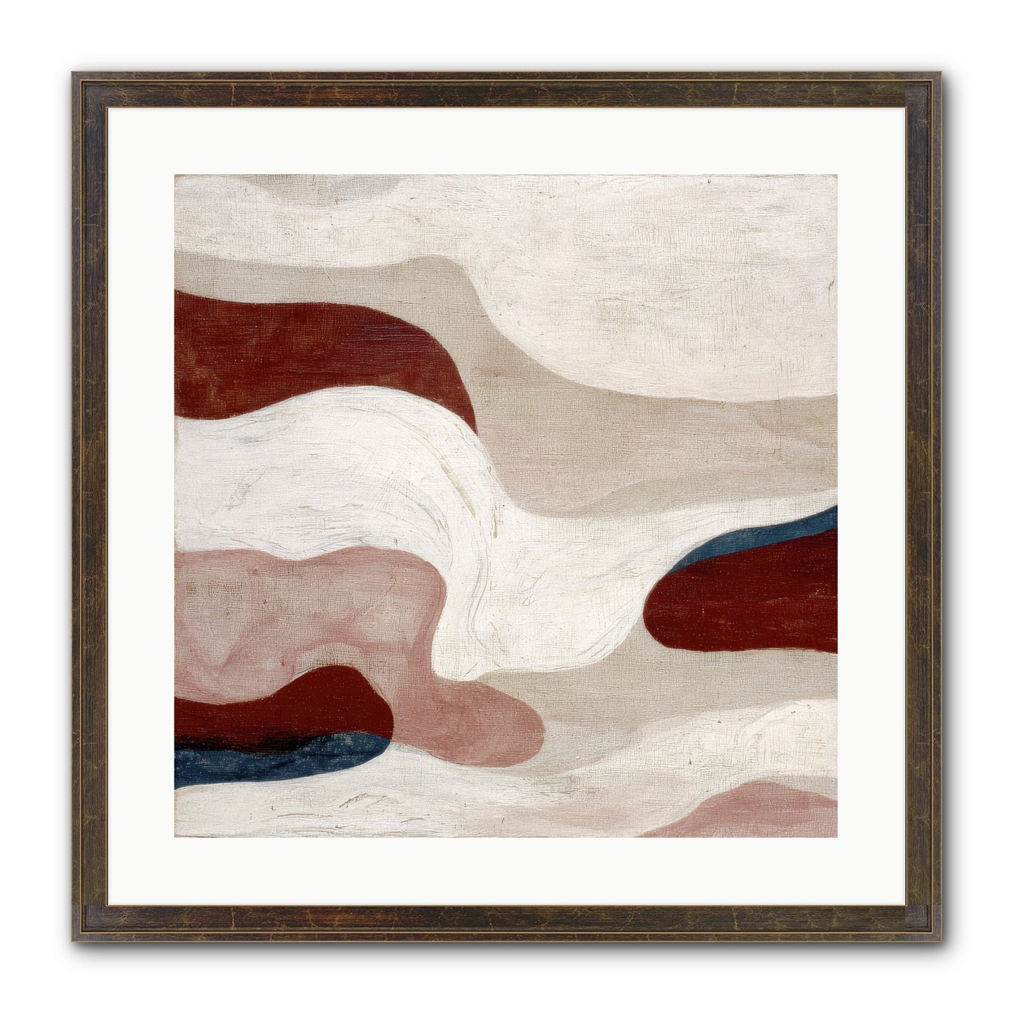 Blush Haven Framed Print - Slimwoods Black/Gold 20x20
