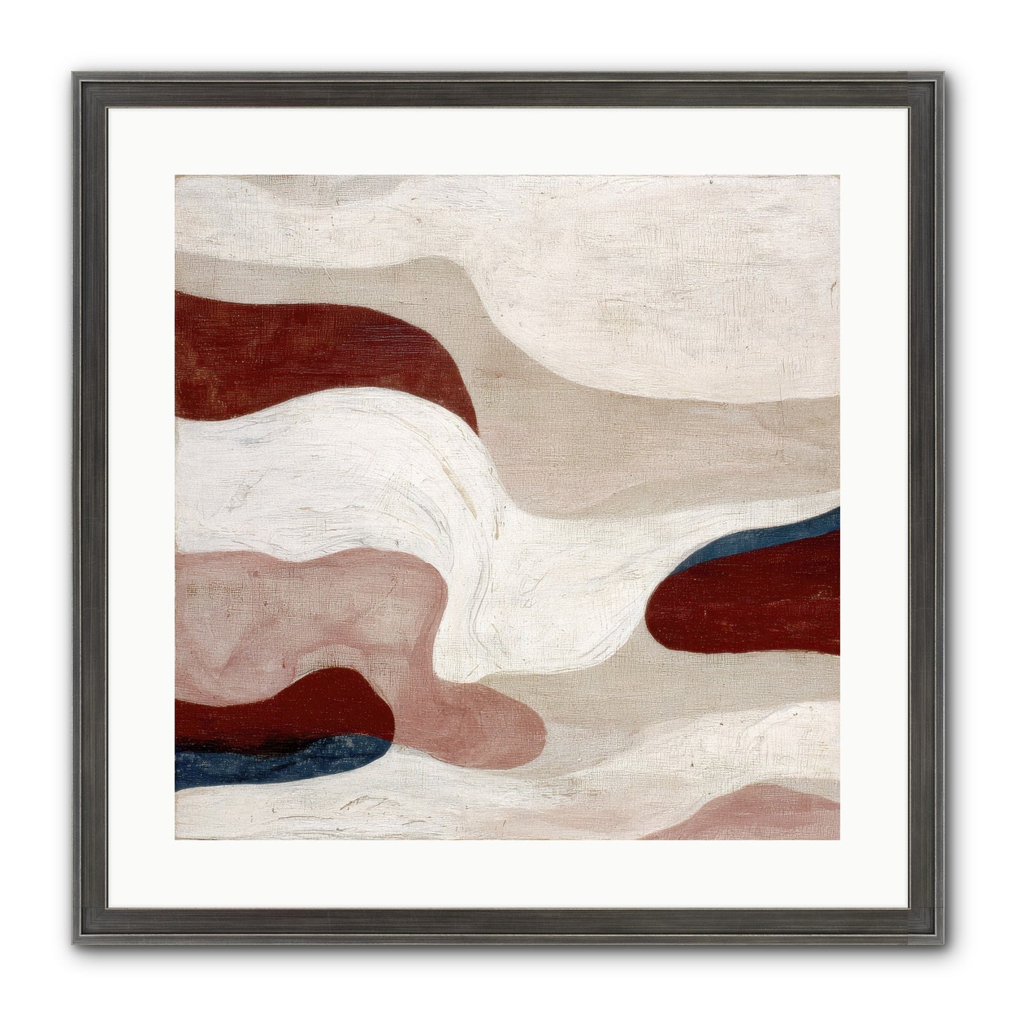 Blush Haven Framed Print - Slimwoods Black/Silver 20x20