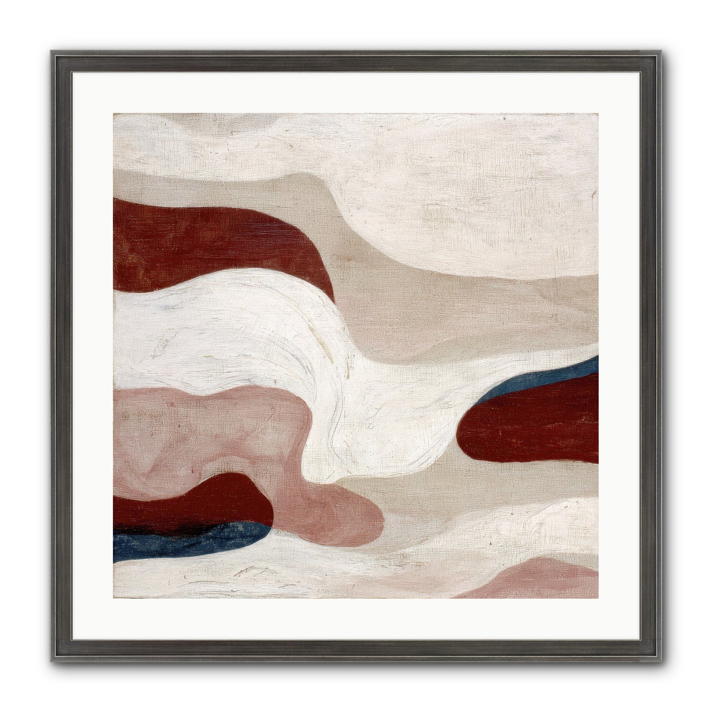 Blush Haven Framed Print - Slimwoods Black/Silver 24x24