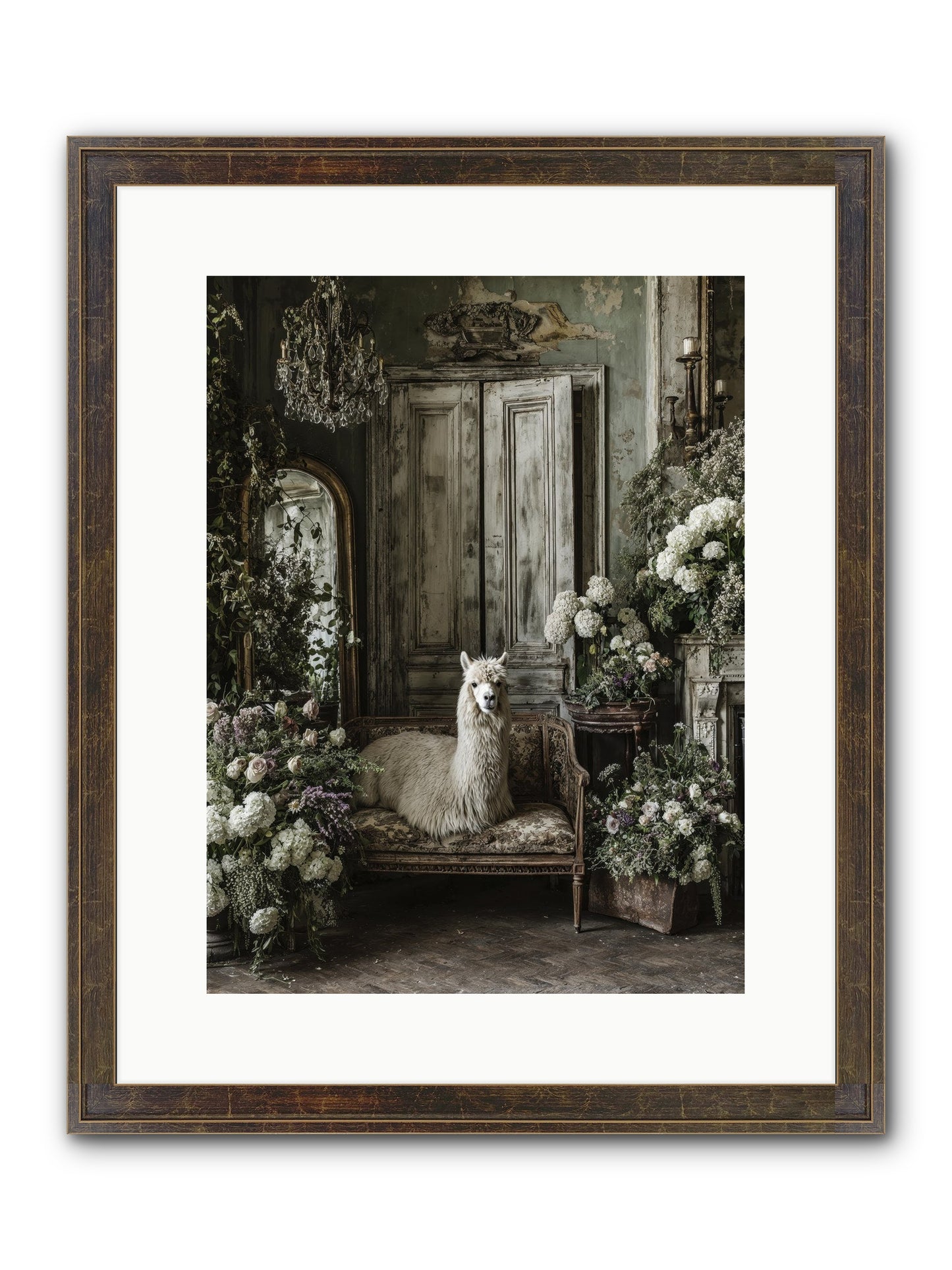 Bohemia Framed Print - Slimwoods Black/Gold 12x16