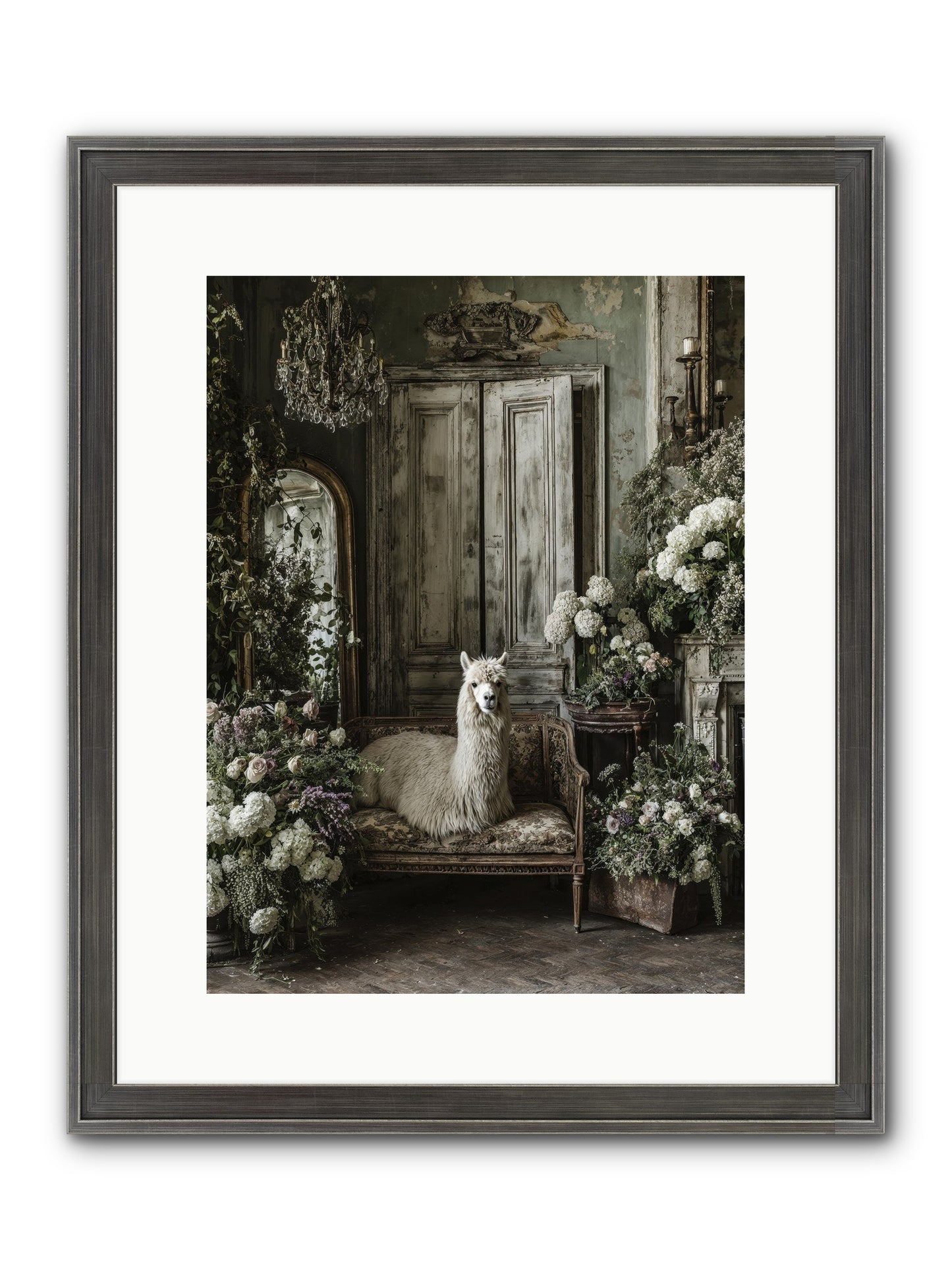 Bohemia Framed Print - Slimwoods Black/Silver 12x16