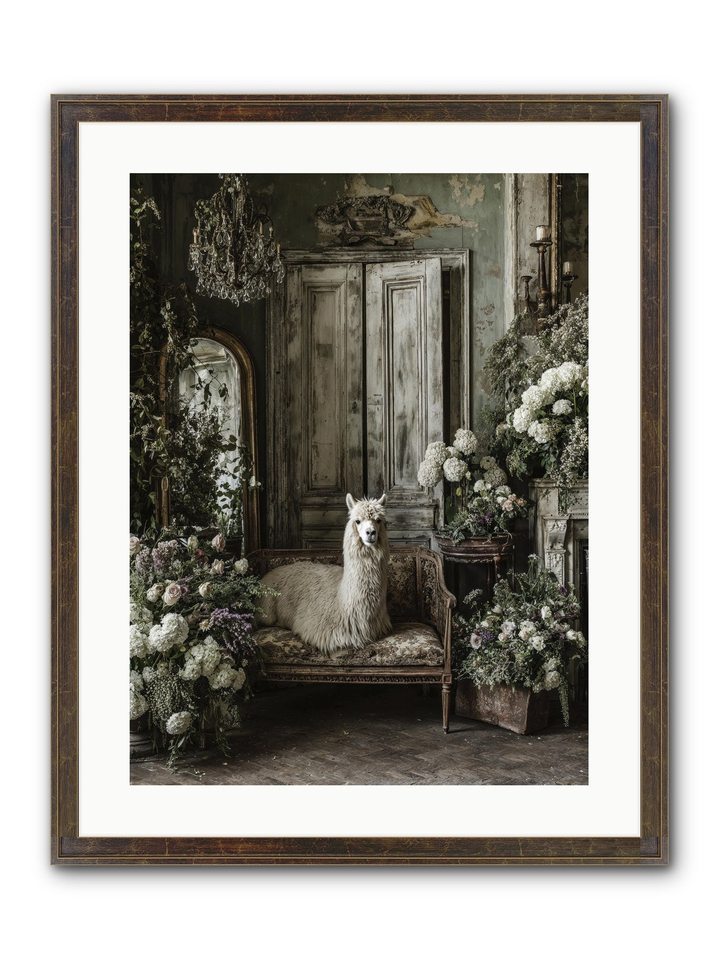 Bohemia Framed Print - Slimwoods Black/Gold 18x24