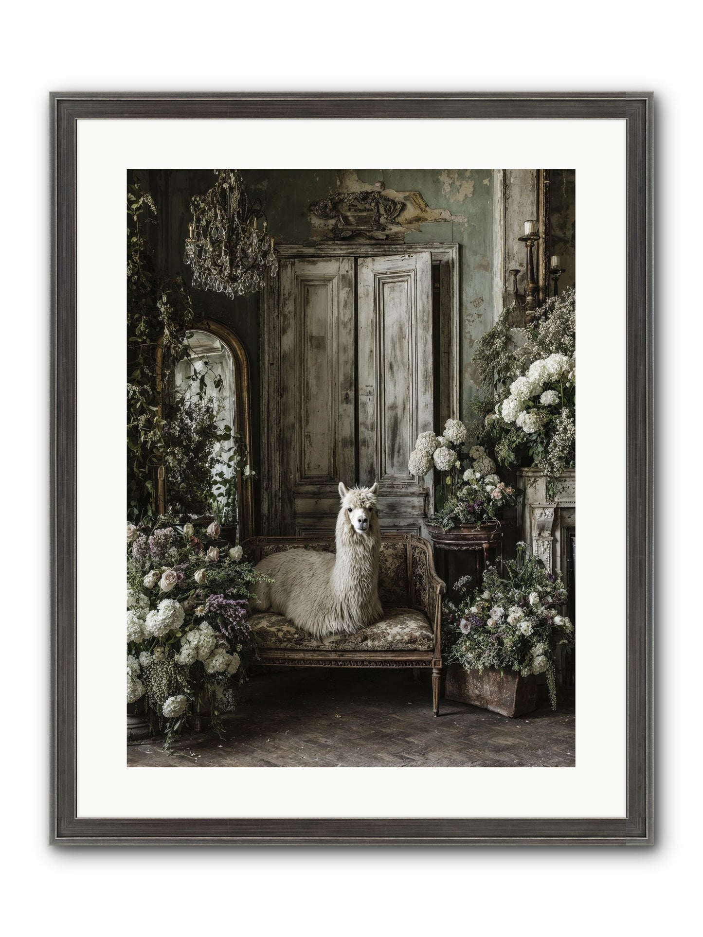 Bohemia Framed Print - Slimwoods Black/Silver 18x24