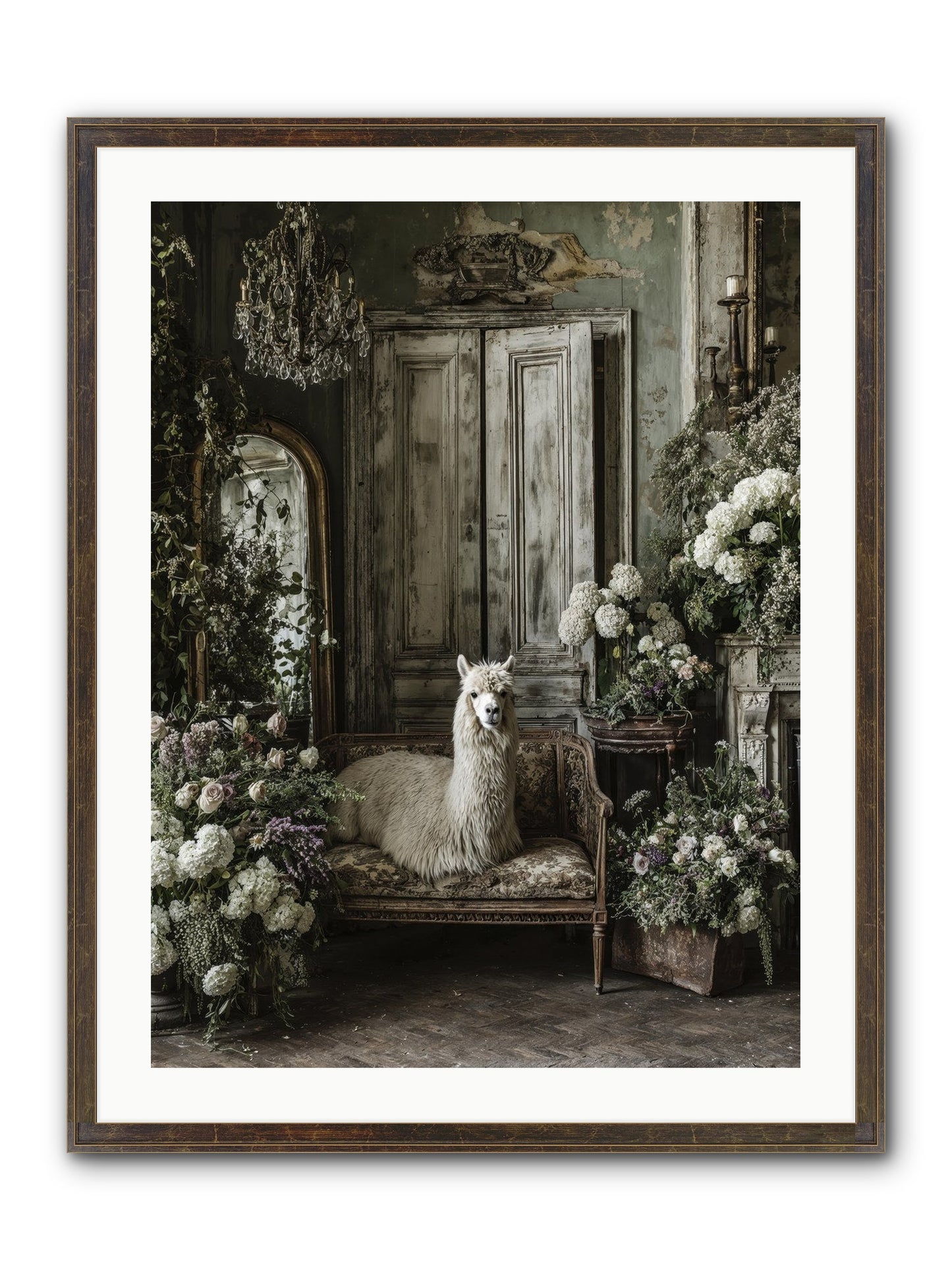 Bohemia Framed Print - Slimwoods Black/Gold 24x32