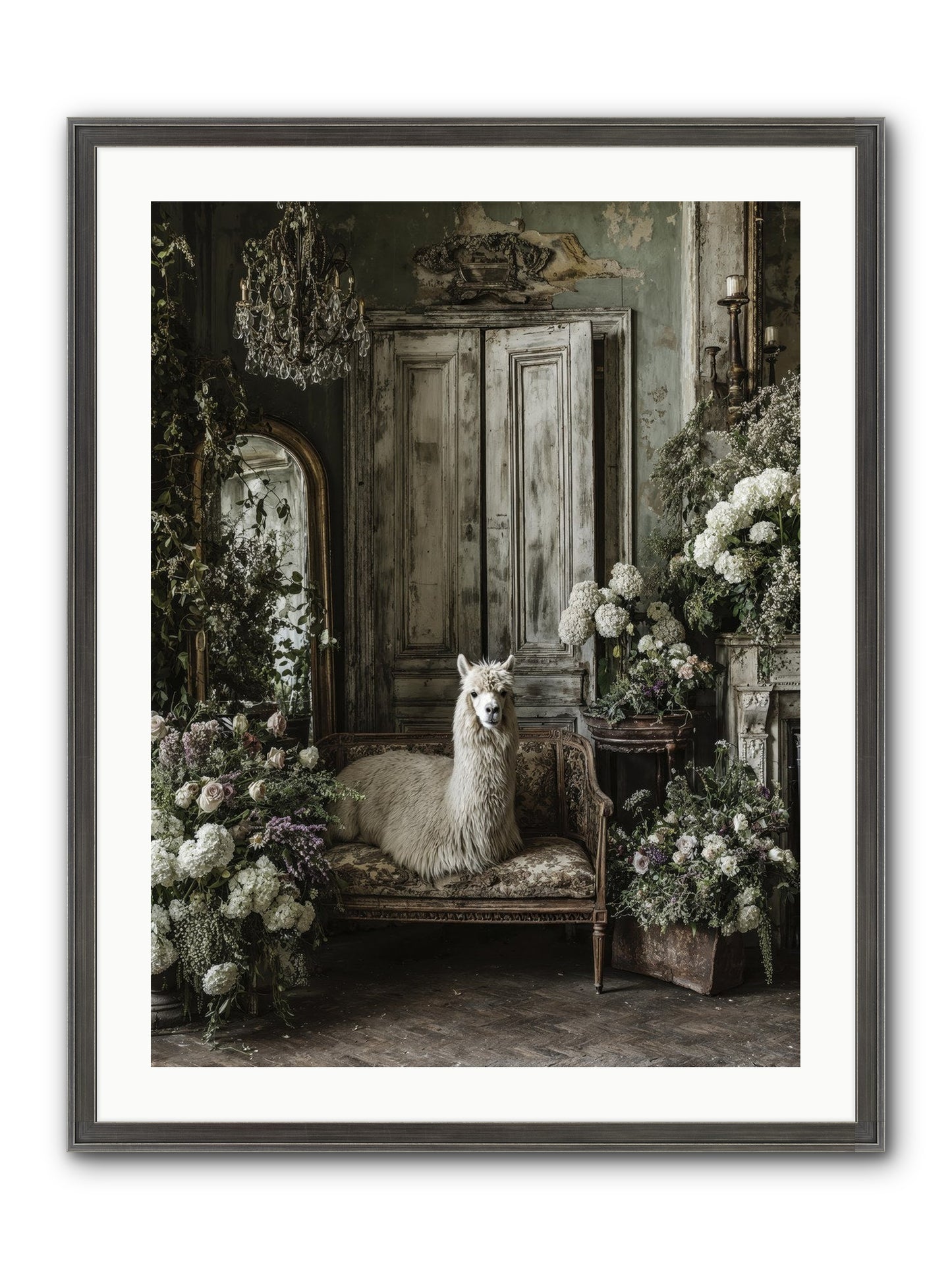 Bohemia Framed Print - Slimwoods Black/Silver 24x32