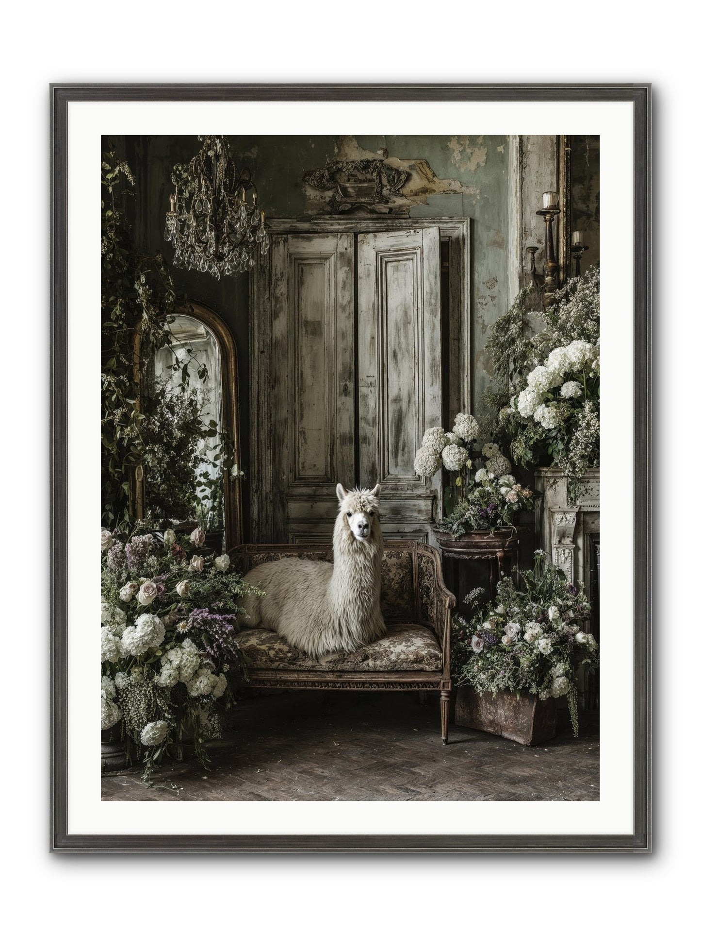 Bohemia Framed Print - Slimwoods Black/Silver 30x40