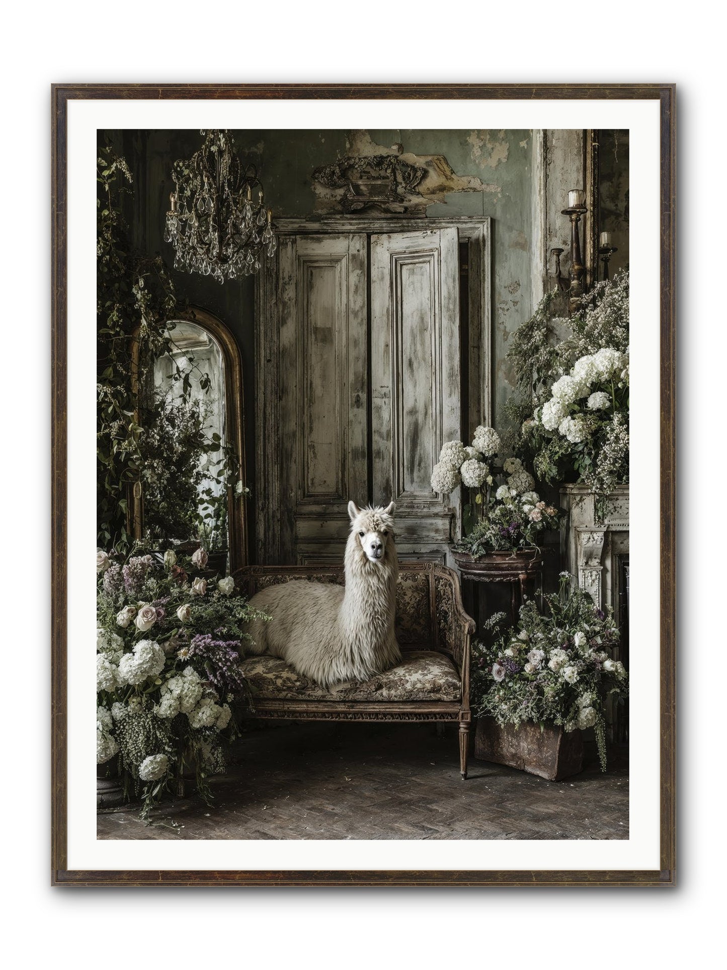 Bohemia Framed Print - Slimwoods Black/Gold 36x48