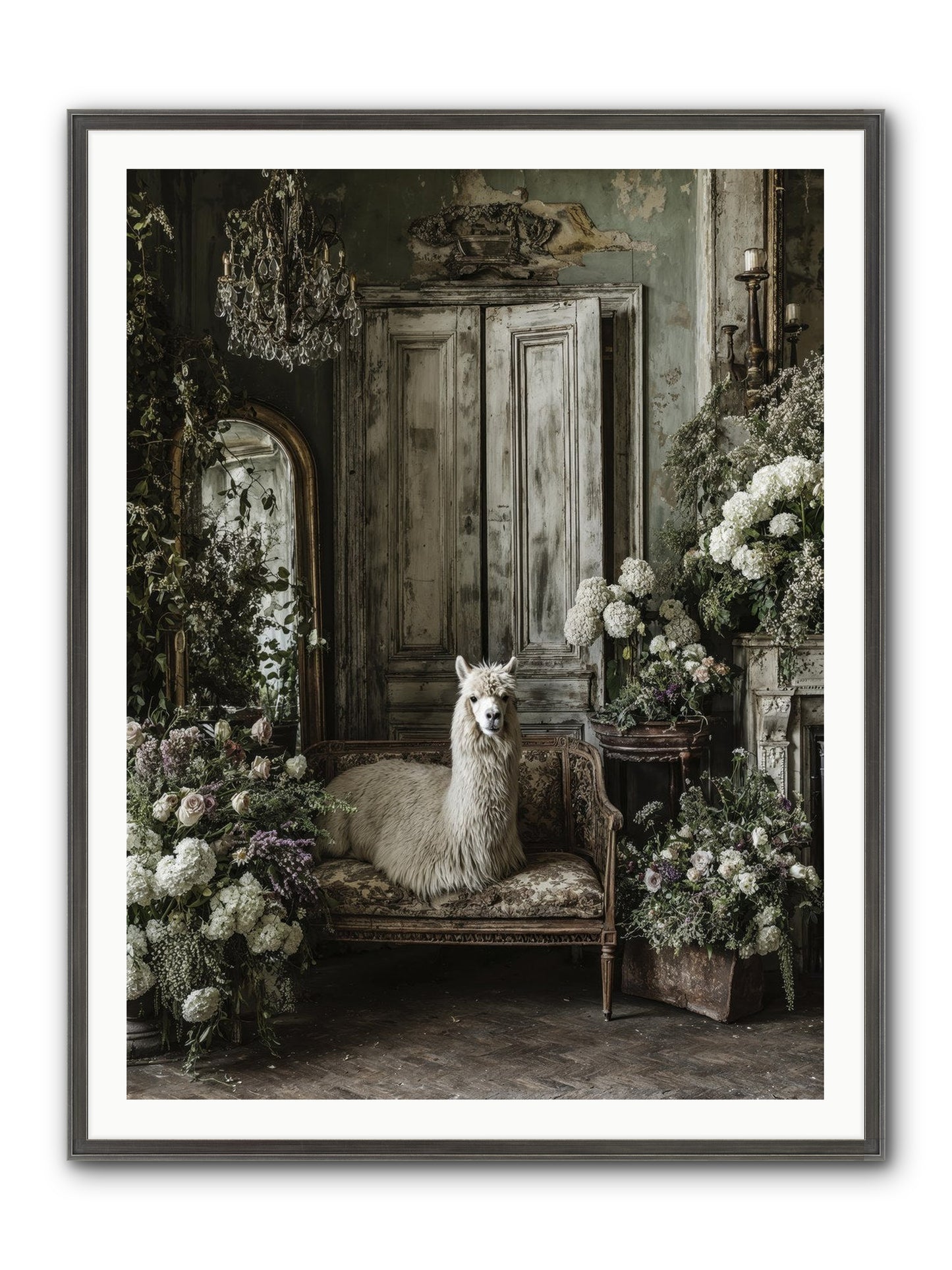 Bohemia Framed Print - Slimwoods Black/Silver 36x48