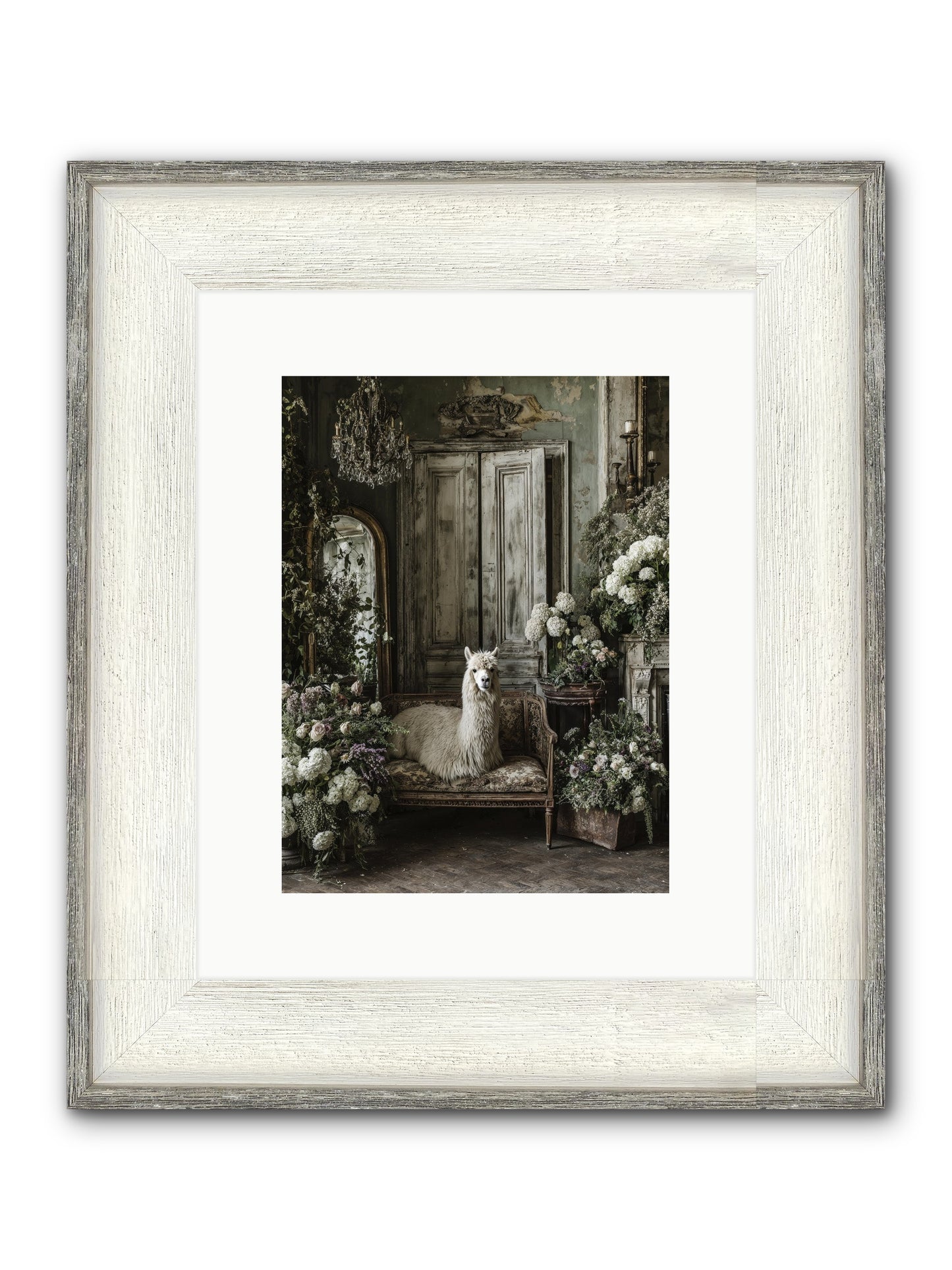 Bohemia Framed Print - Driftwood White 9x12