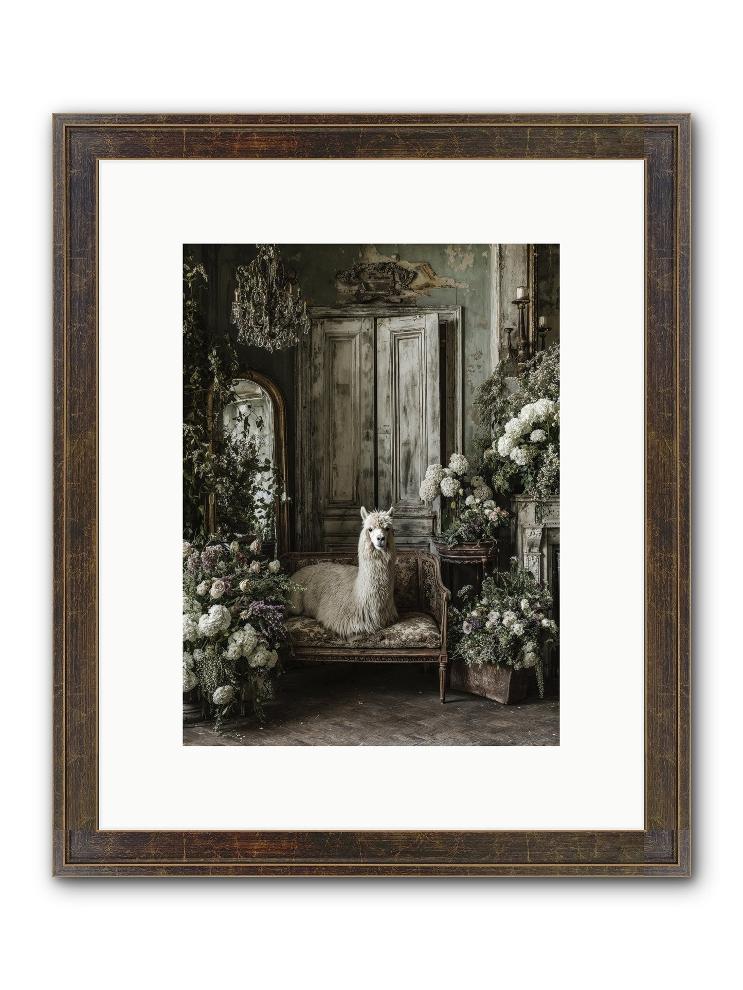 Bohemia Framed Print - Slimwoods Black/Gold 9x12
