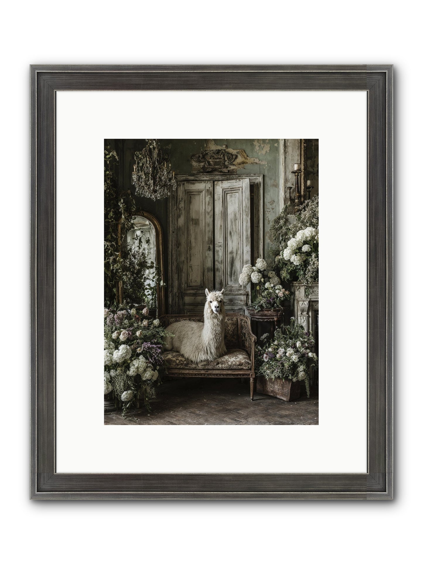 Bohemia Framed Print - Slimwoods Black/Silver 9x12