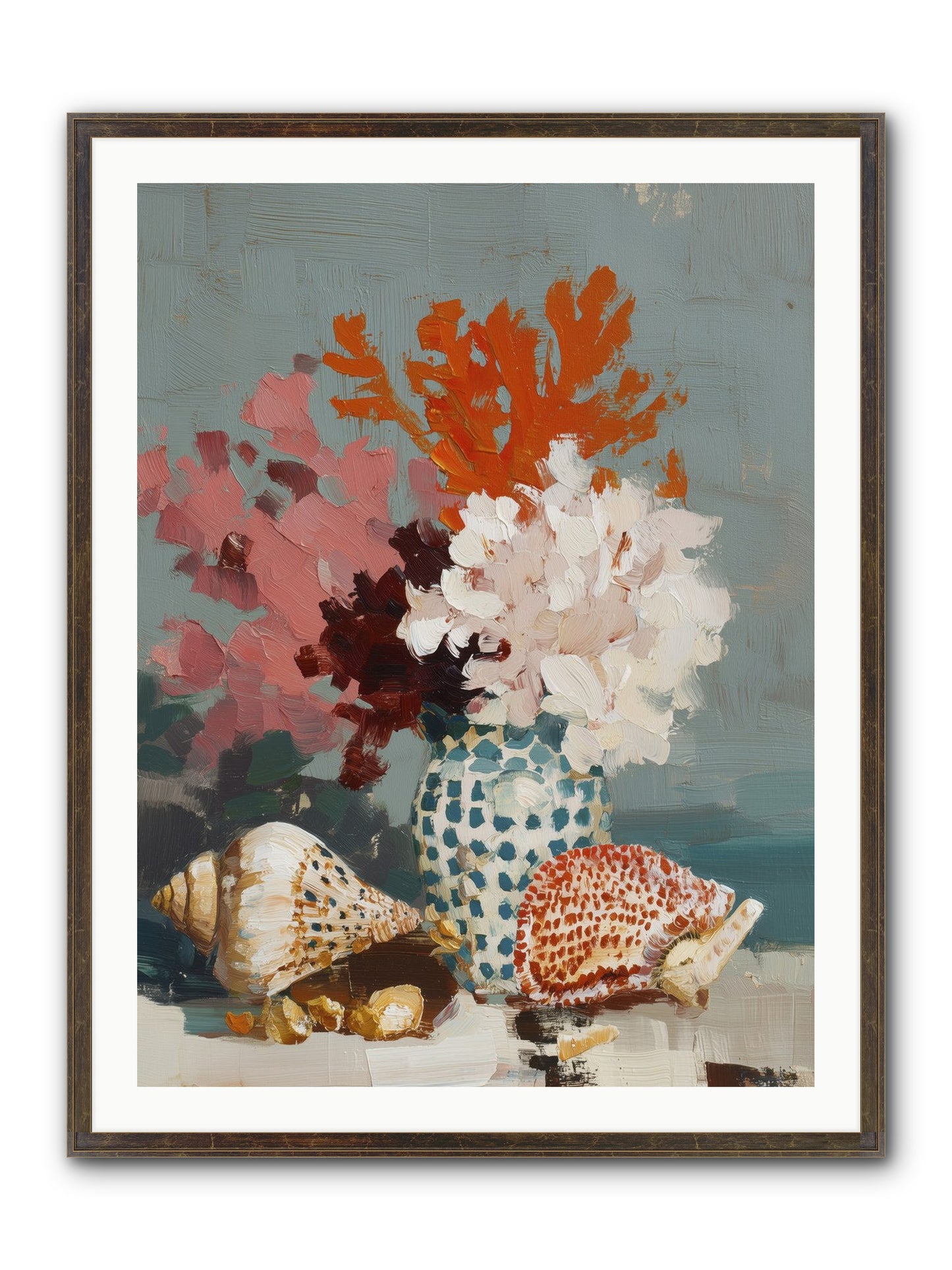 Bohemian Assembly Framed Print - Slimwoods Black/Gold 30x40