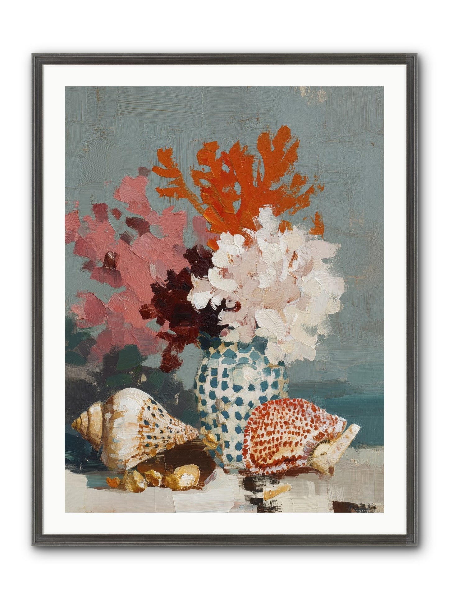 Bohemian Assembly Framed Print - Slimwoods Black/Silver 30x40