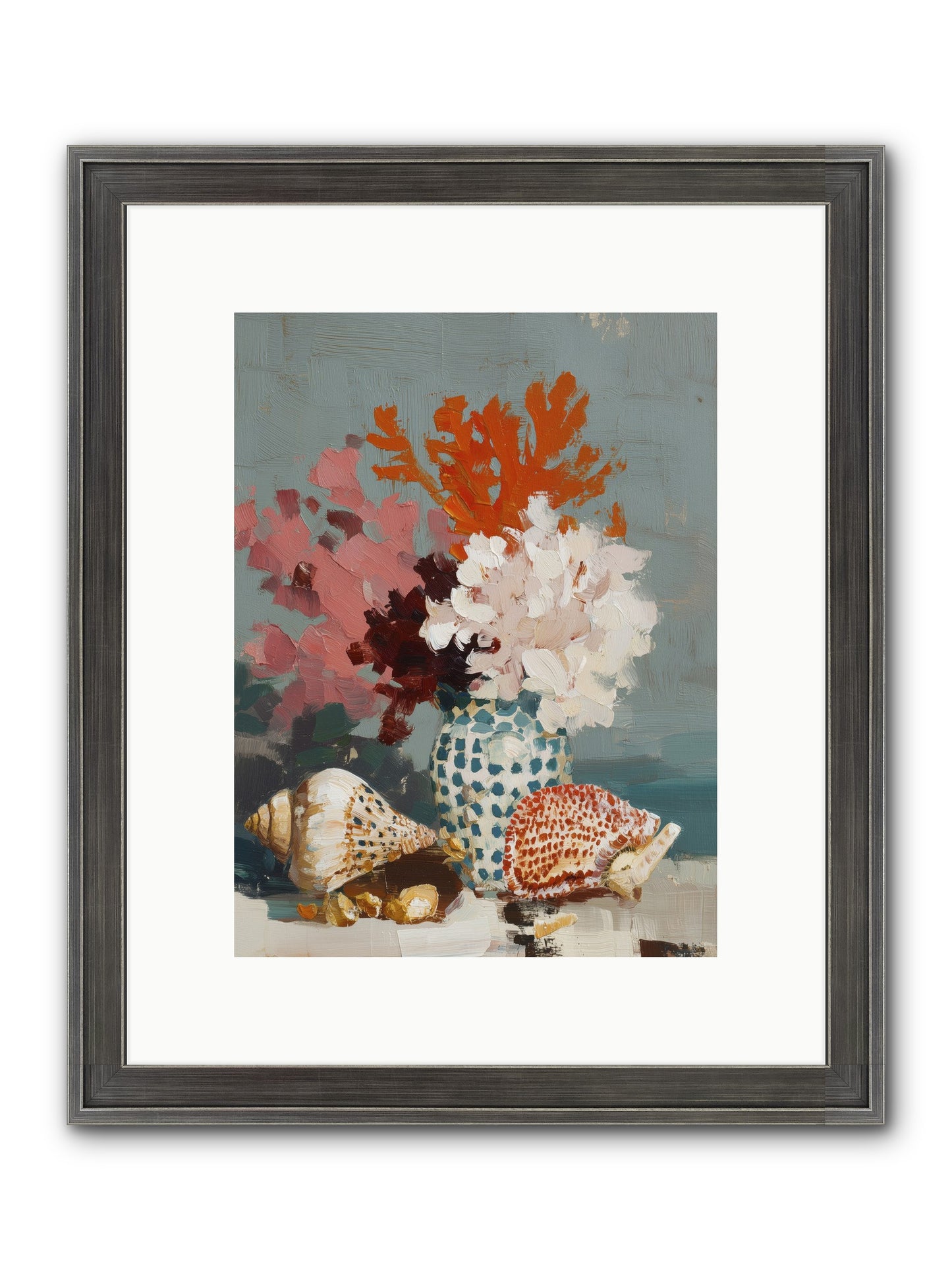 Bohemian Assembly Framed Print - Slimwoods Black/Silver 9x12