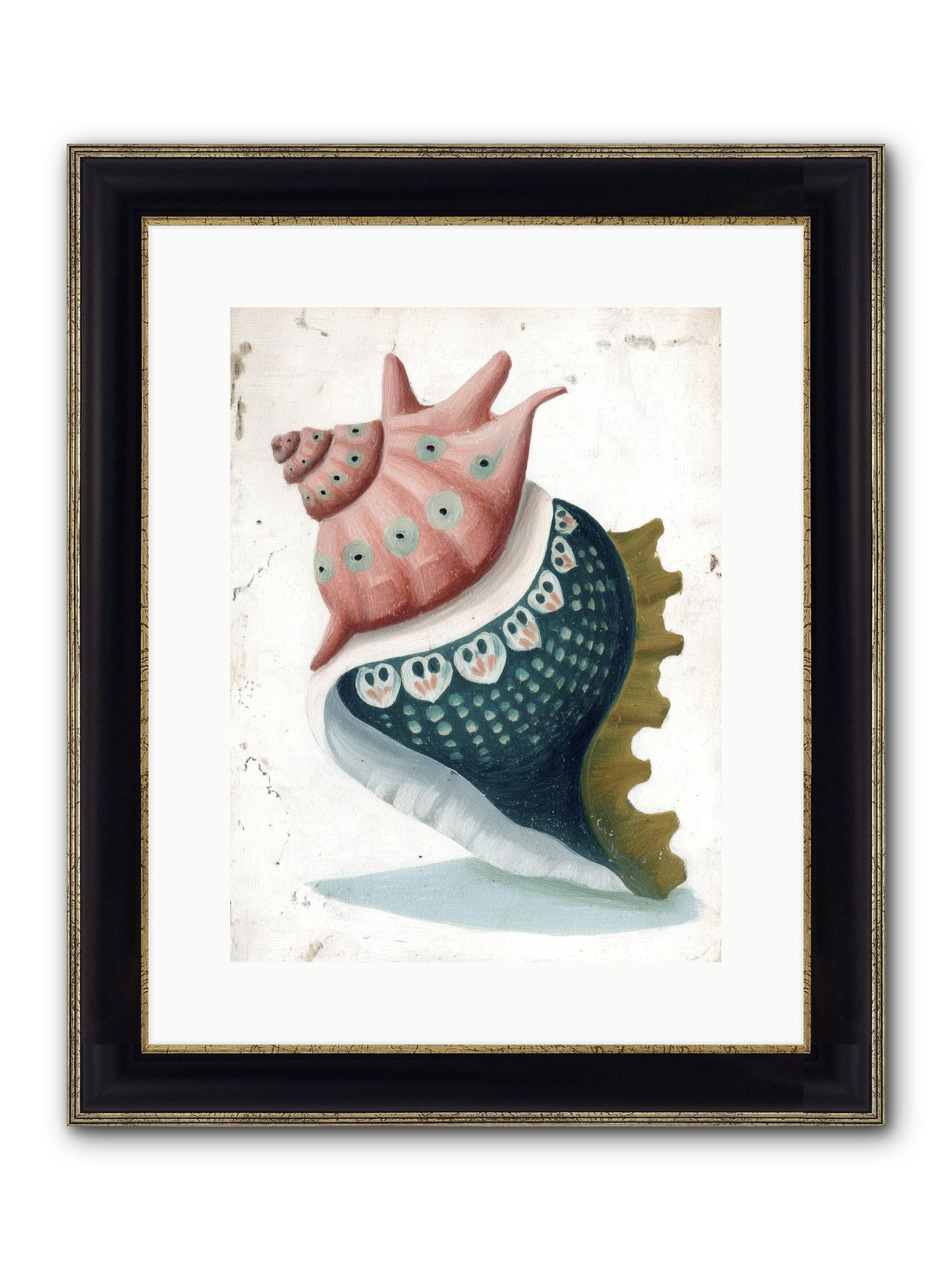 Bohemian Beauty Framed Print - Black & Gold 12x16