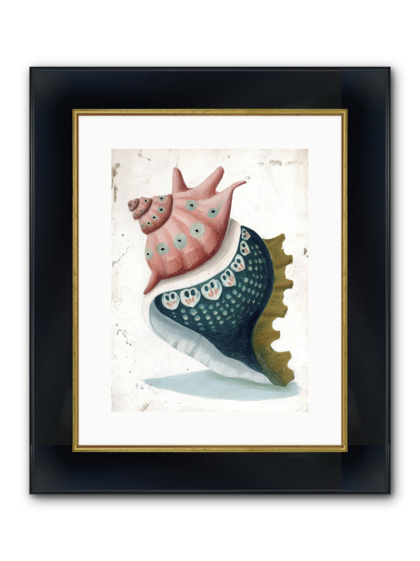 Bohemian Beauty Framed Print - Wide Black w/Gold 12x16