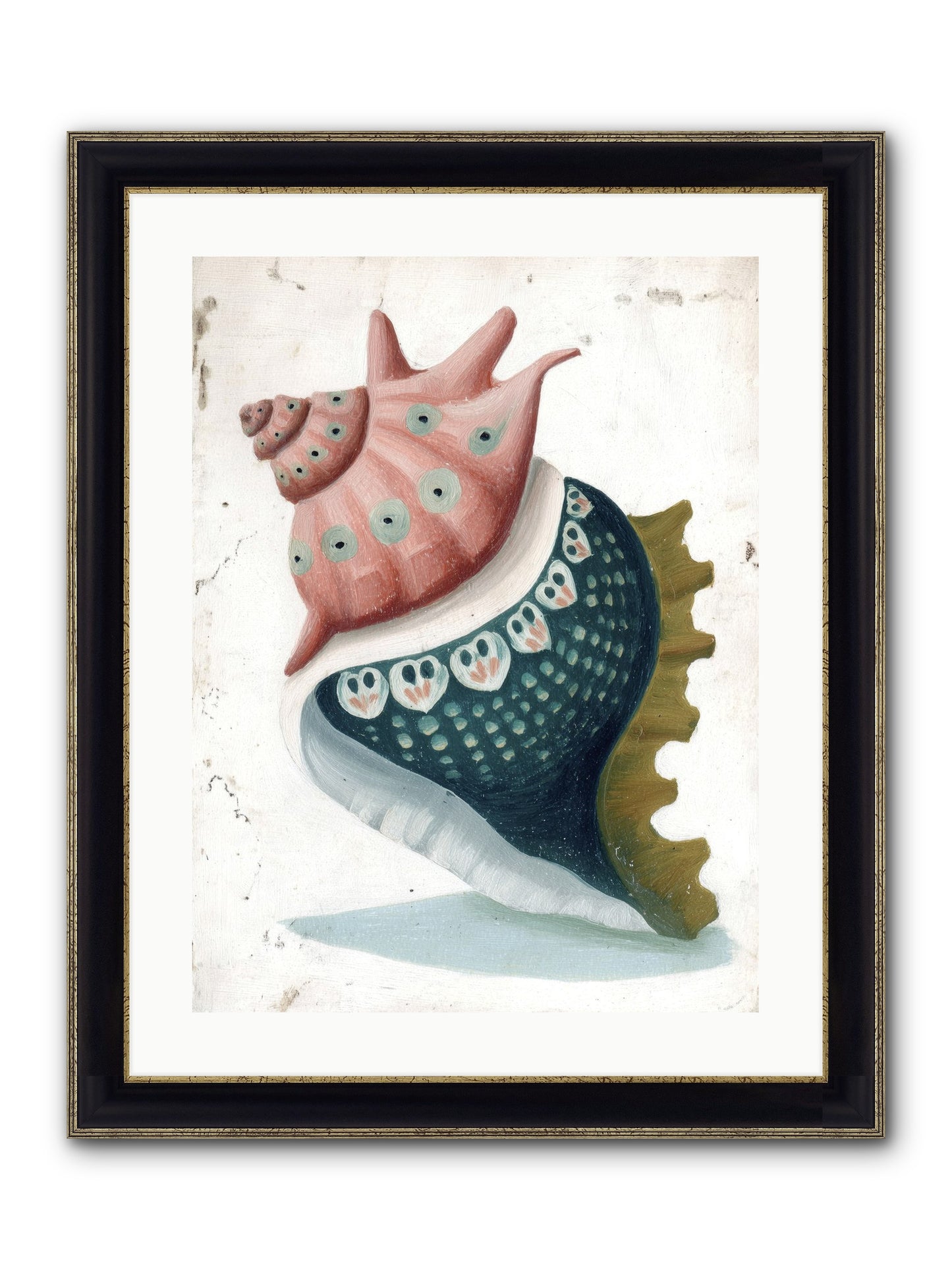 Bohemian Beauty Framed Print - Black & Gold 18x24