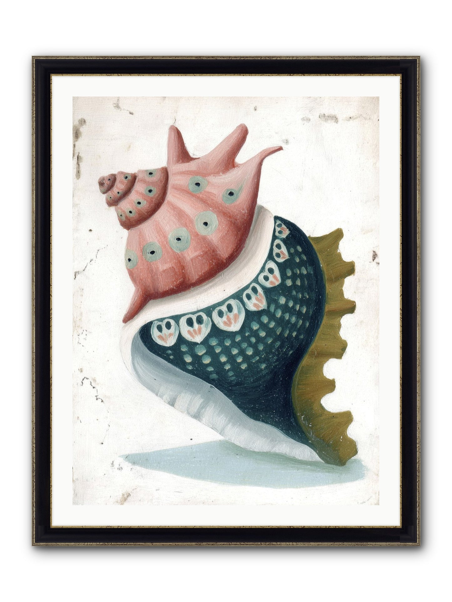 Bohemian Beauty Framed Print - Black & Gold 30x40