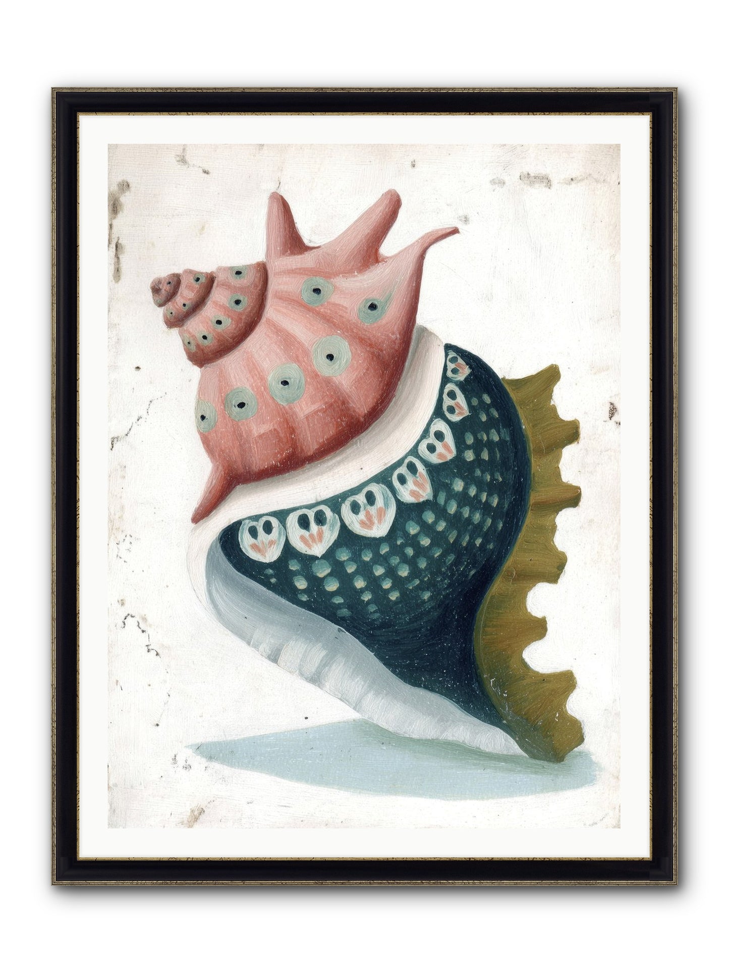 Bohemian Beauty Framed Print - Black & Gold 36x48