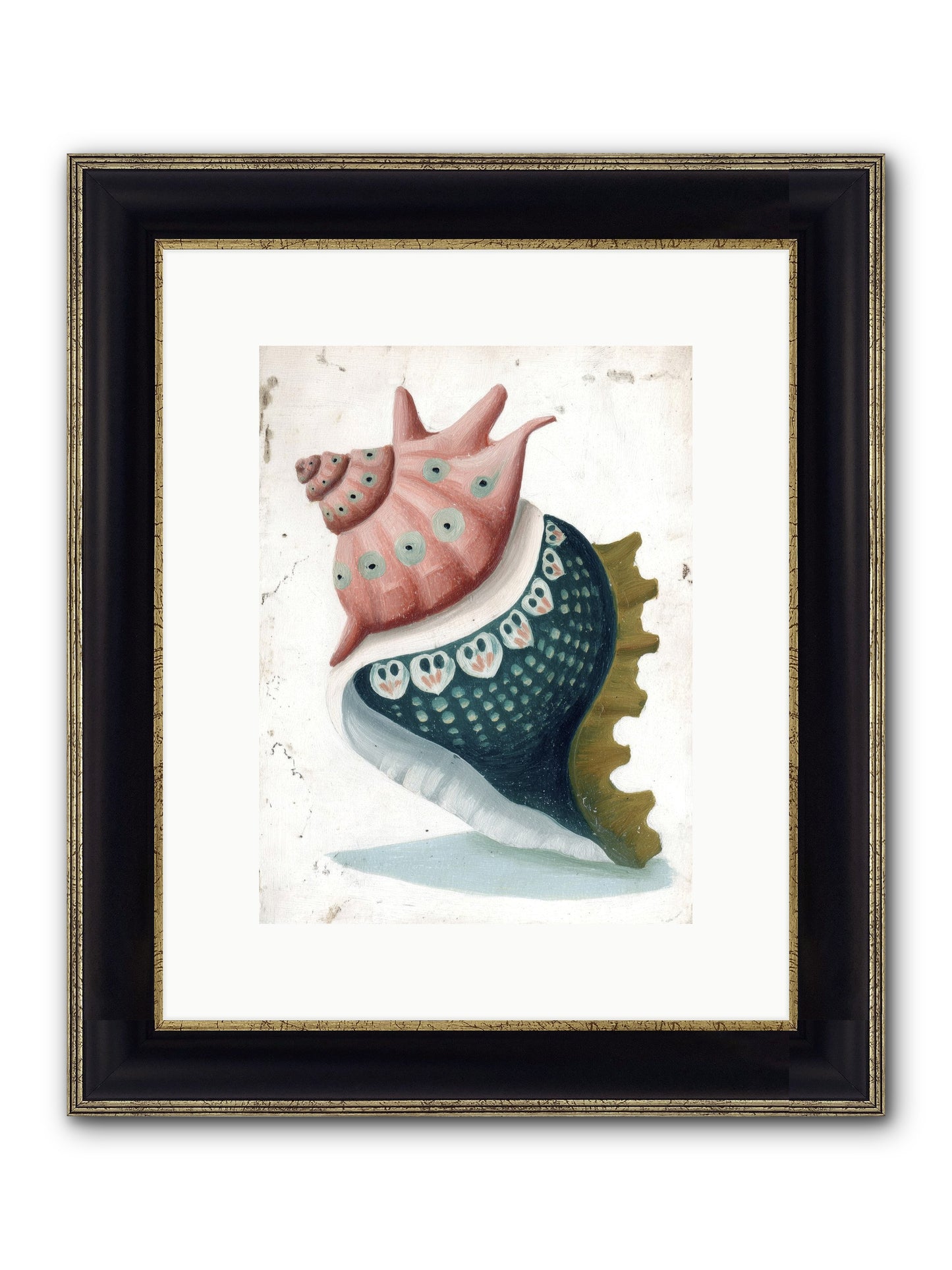 Bohemian Beauty Framed Print - Black & Gold 9x12