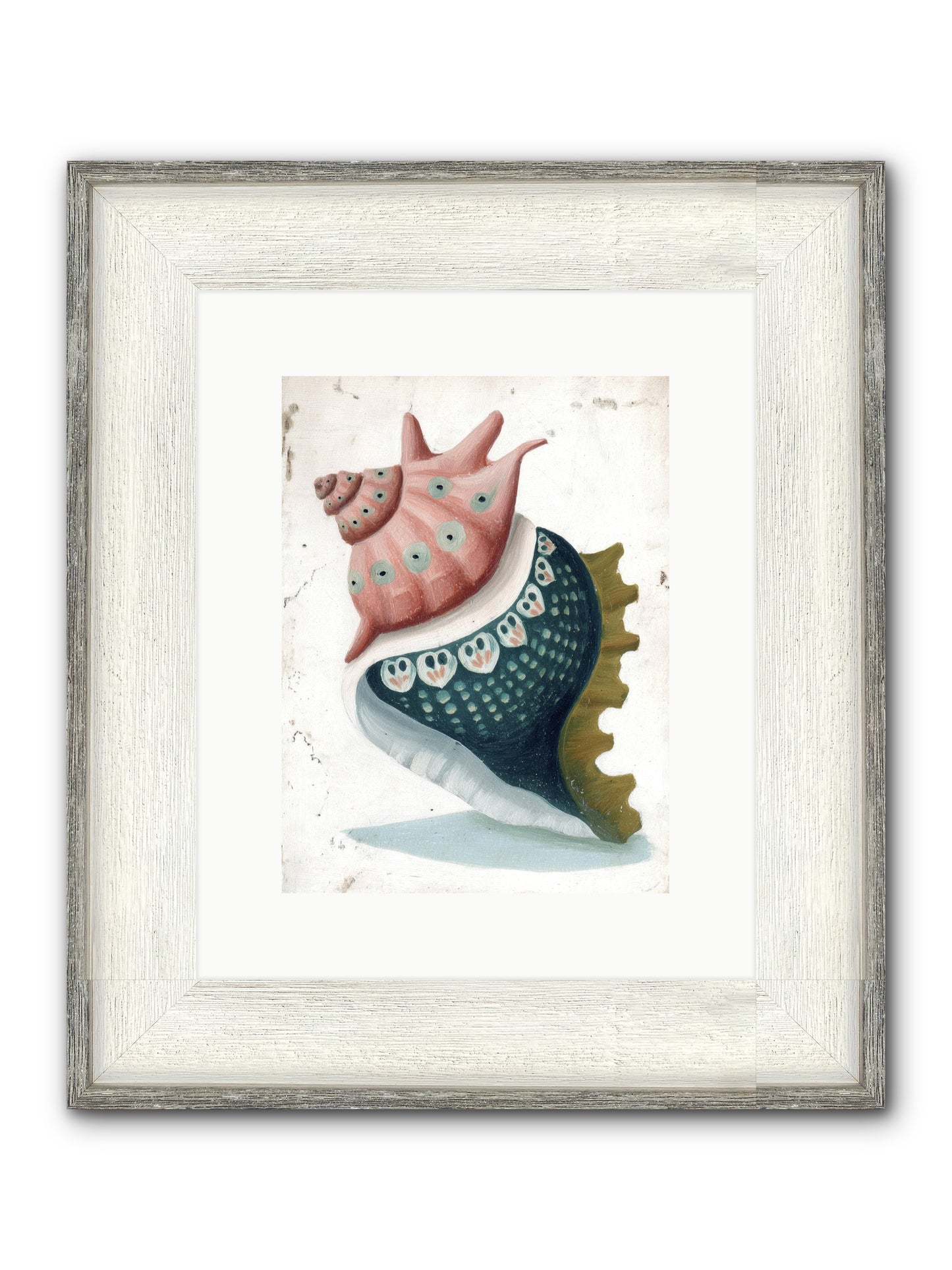Bohemian Beauty Framed Print - Driftwood White 9x12