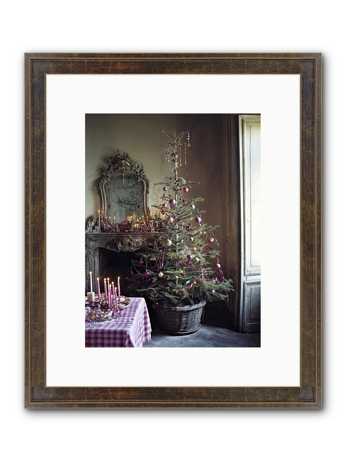 Bonbon Boulevard Framed Print - Slimwoods Black/Gold 9x12