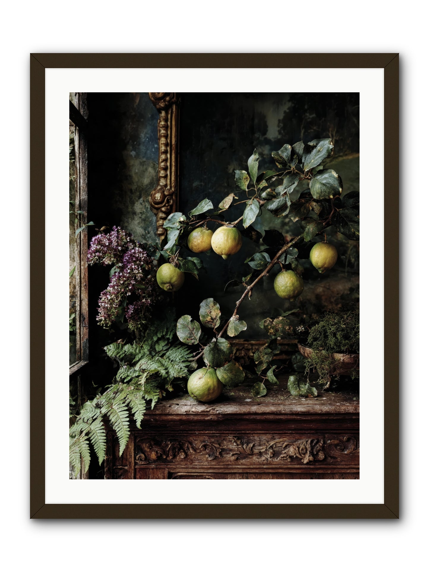 bonheur -- Framed Print - Black 24x32