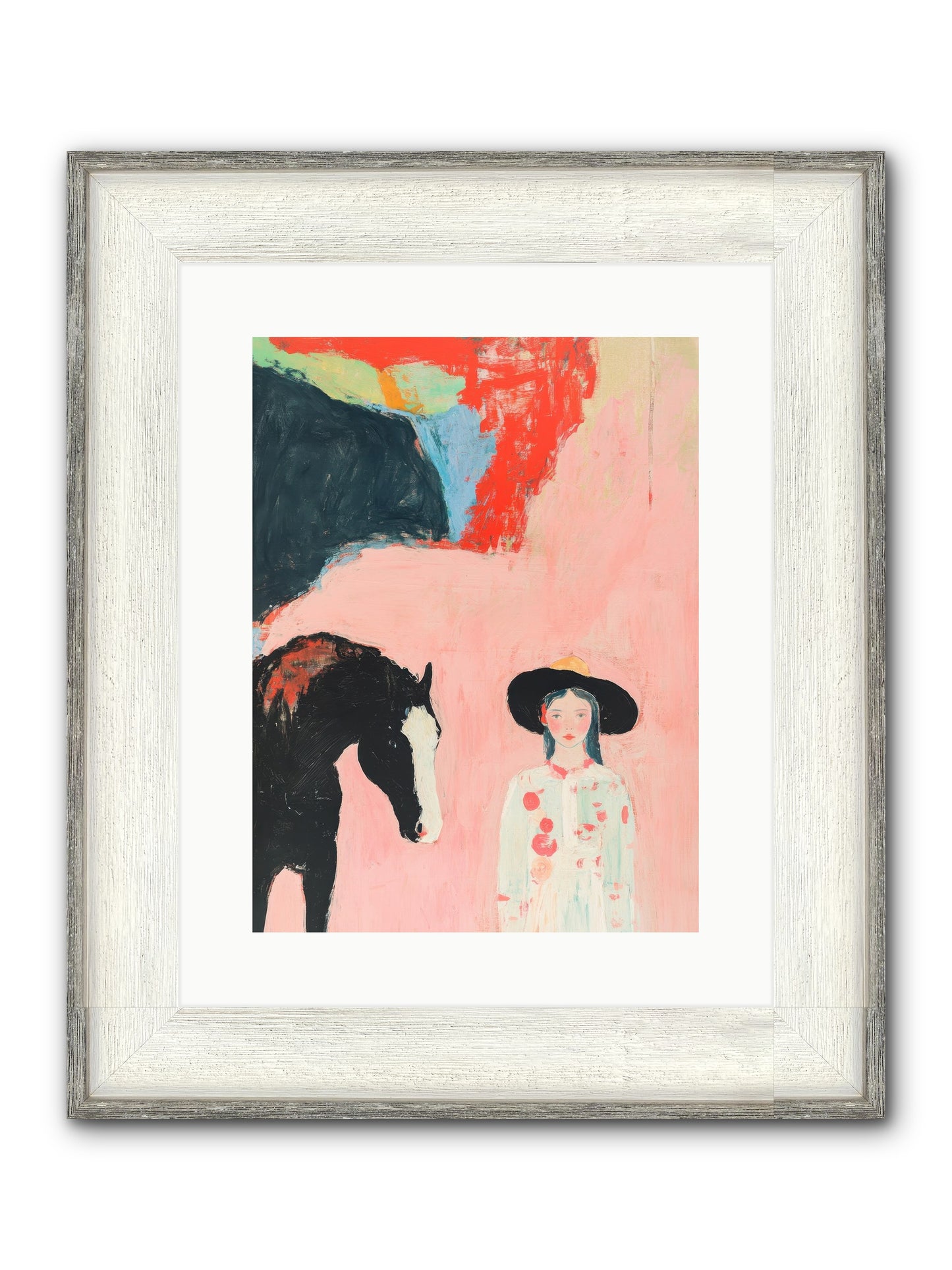 Boots On Broken Ground Framed Print - Driftwood White 12x16
