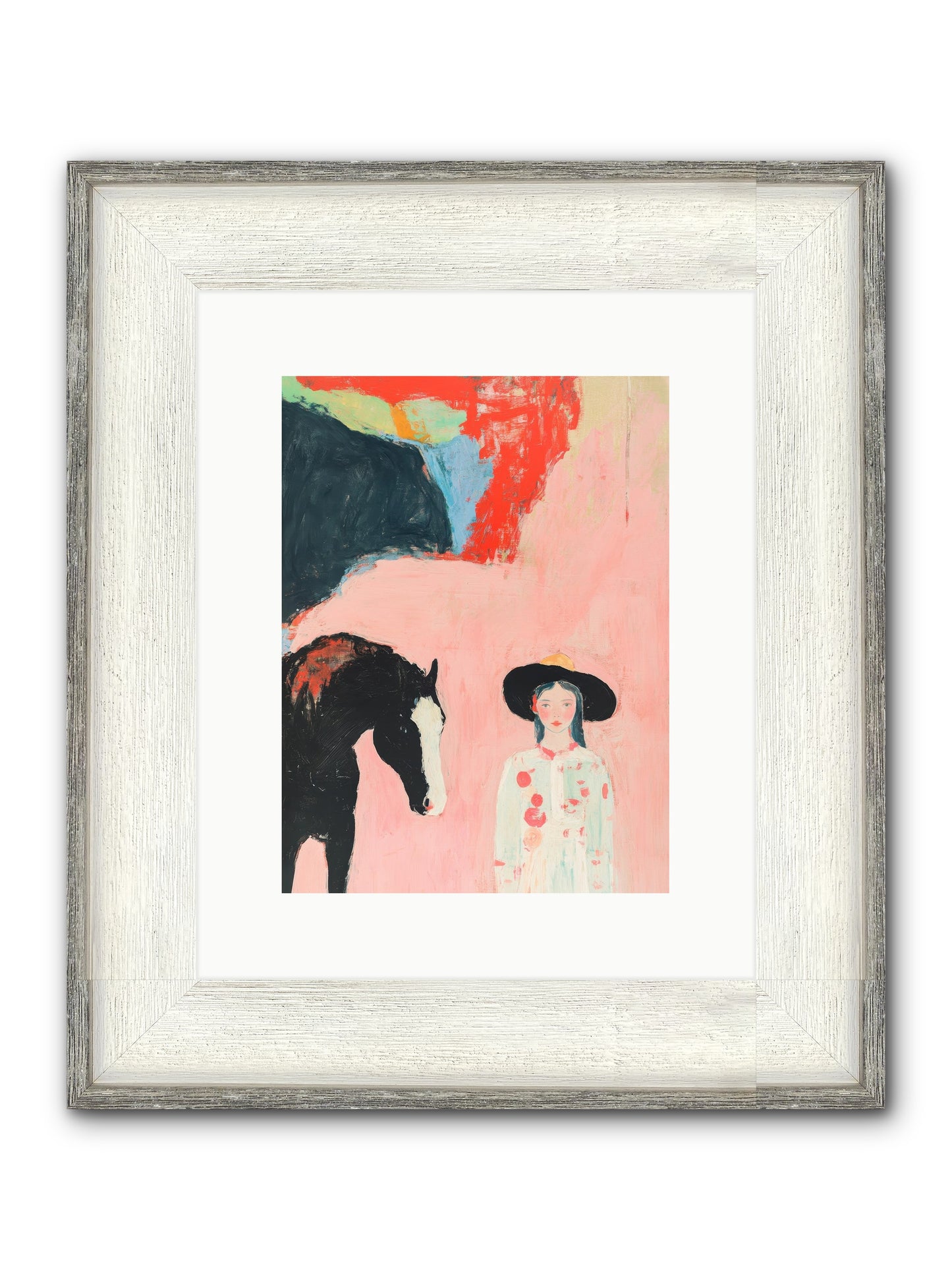Boots On Broken Ground Framed Print - Driftwood White 9x12