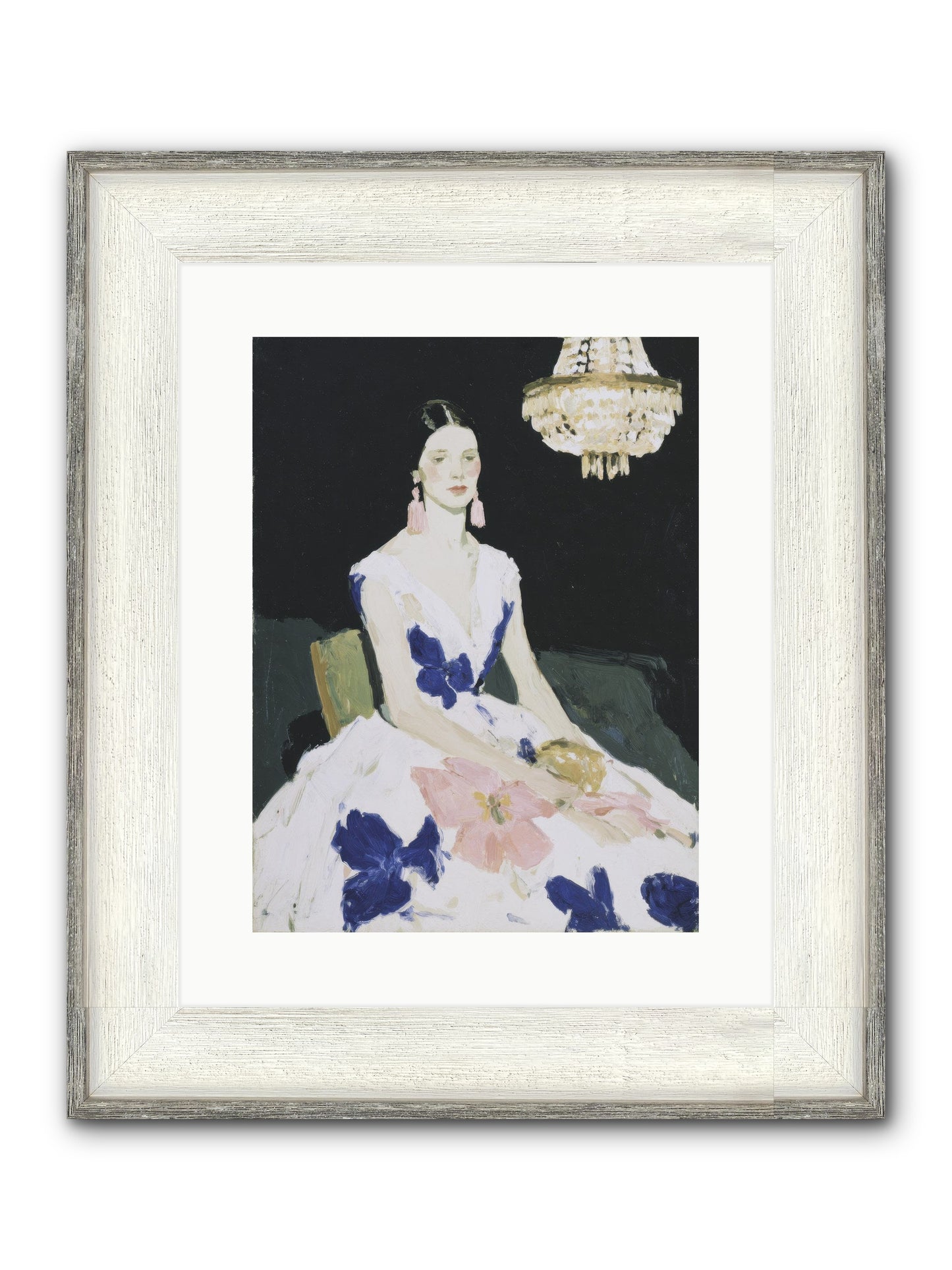 Borrowed Ballroom Framed Print - Driftwood White 12x16