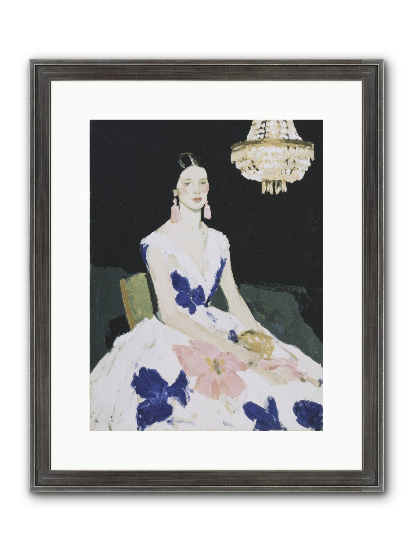 Borrowed Ballroom Framed Print - Slimwoods Black/Silver 12x16