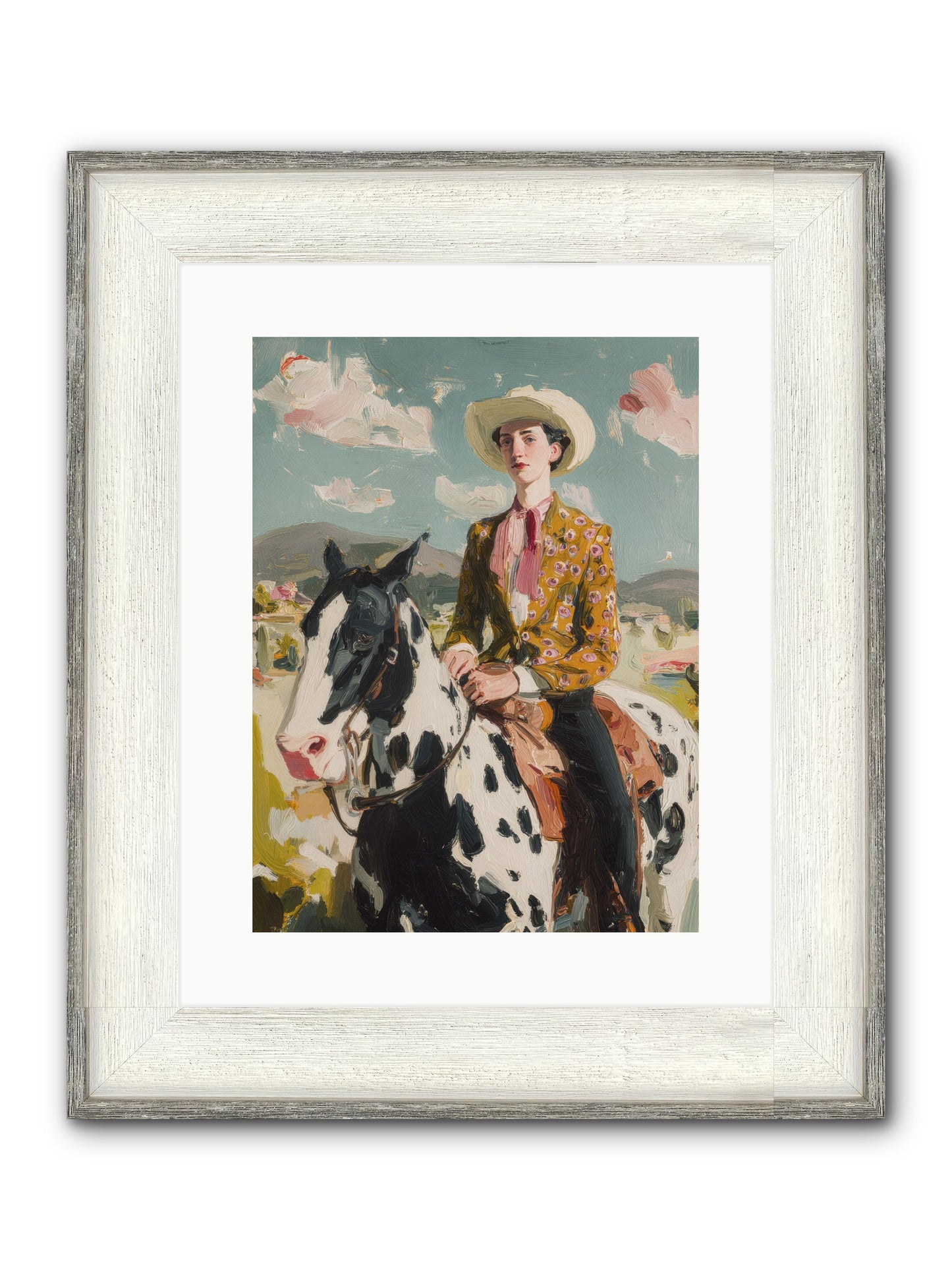 Borrowed From Dreams Framed Print - Driftwood White 12x16