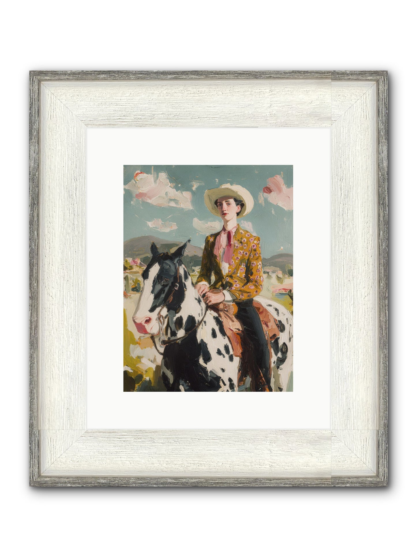 Borrowed From Dreams Framed Print - Driftwood White 9x12