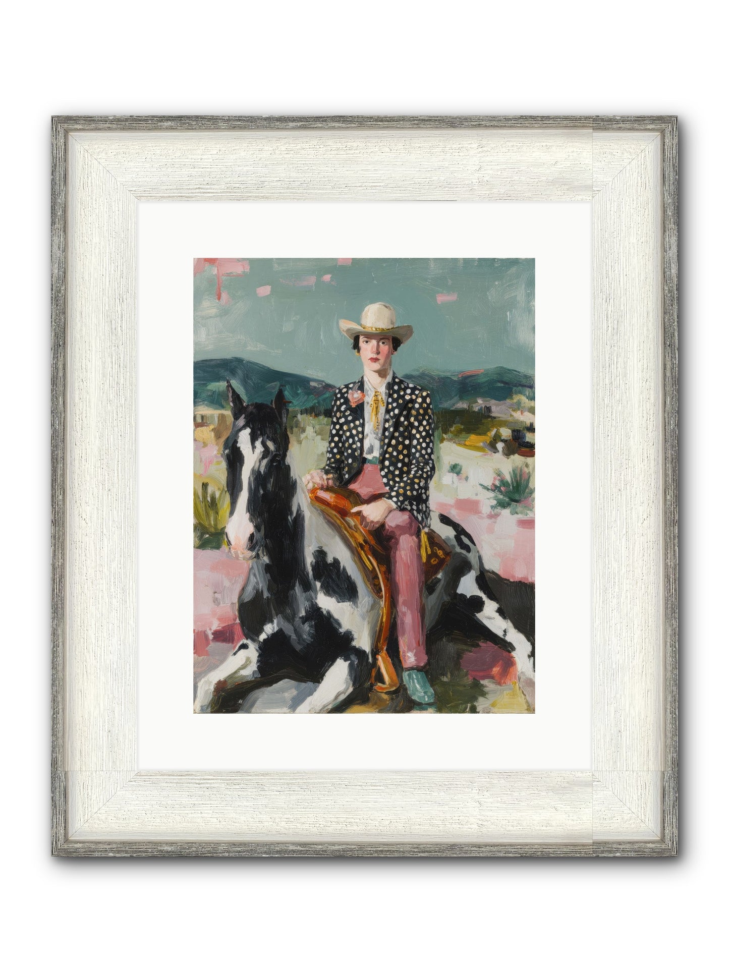 Borrowed From Dusk Framed Print - Driftwood White 12x16