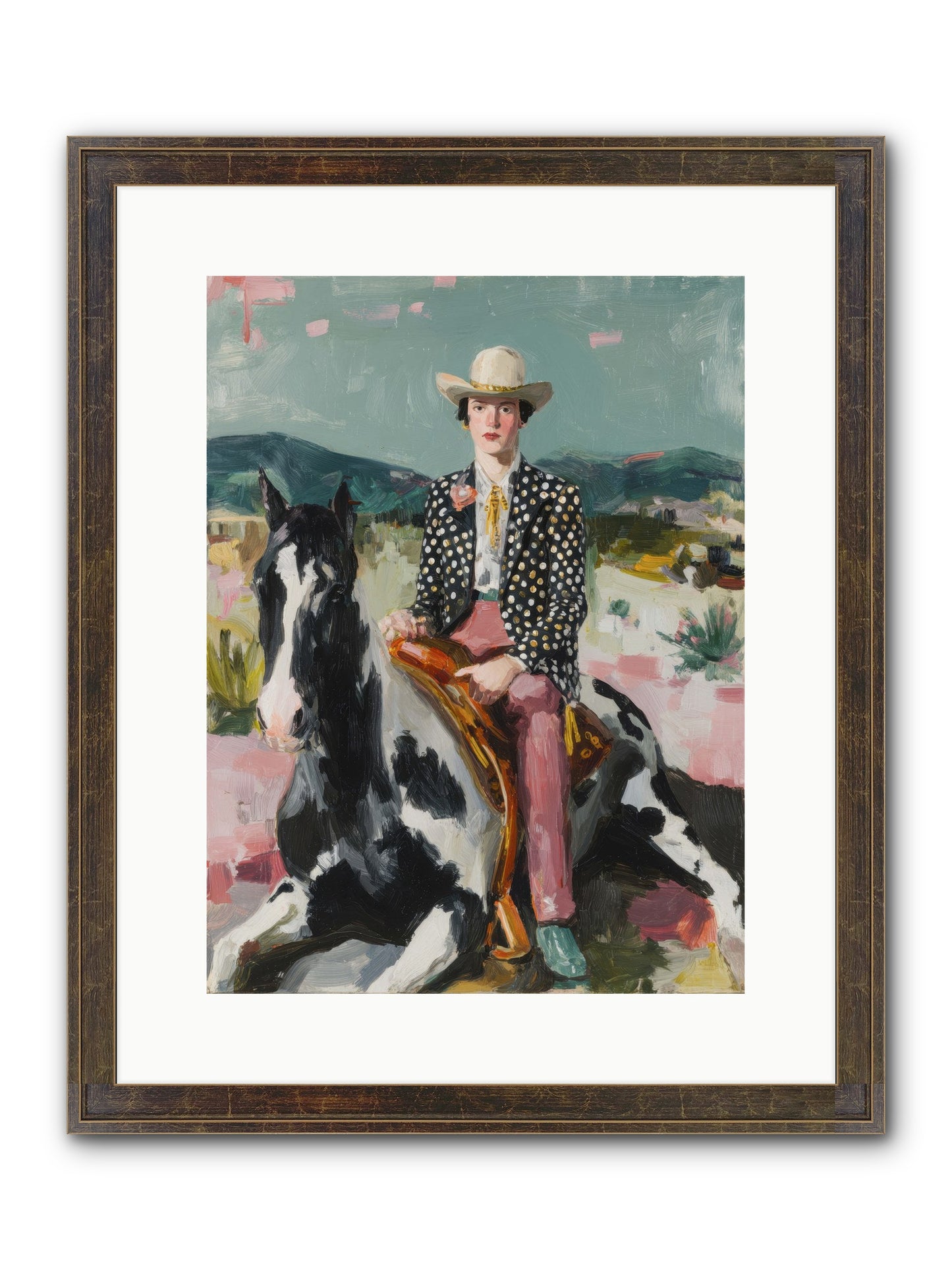 Borrowed From Dusk Framed Print - Slimwoods Black/Gold 12x16