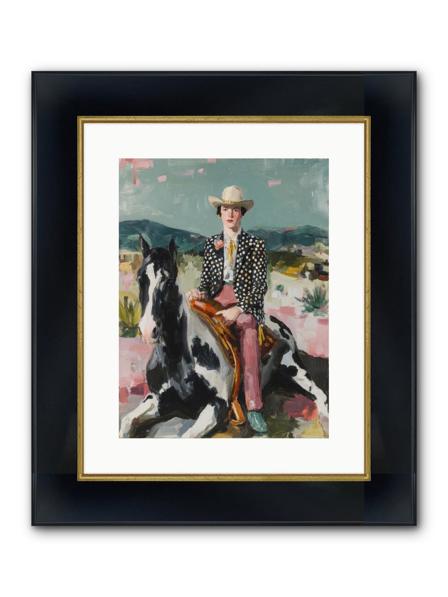 Borrowed From Dusk Framed Print - Wide Black w/Gold 12x16