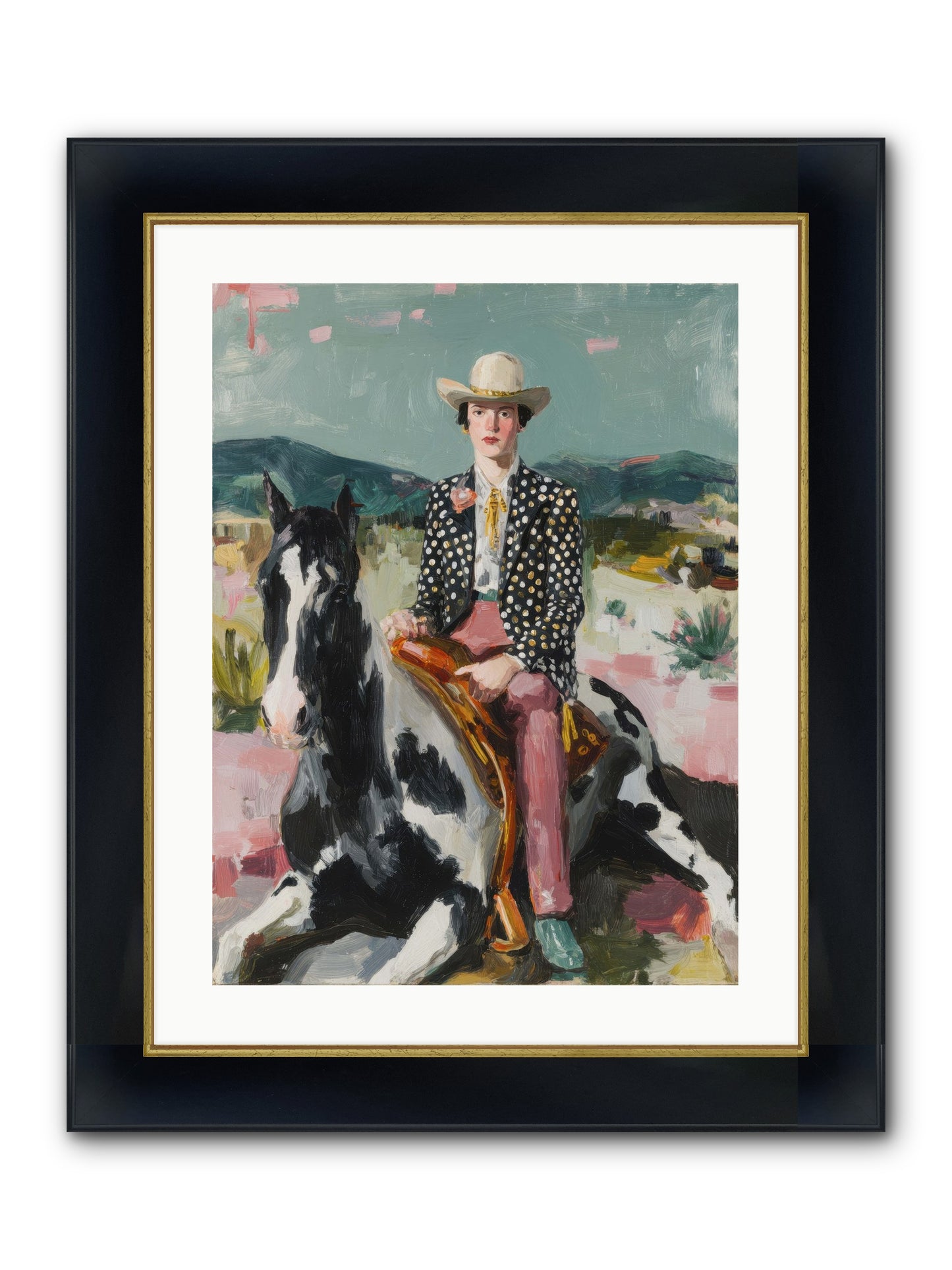 Borrowed From Dusk Framed Print - Wide Black w/Gold 18x24