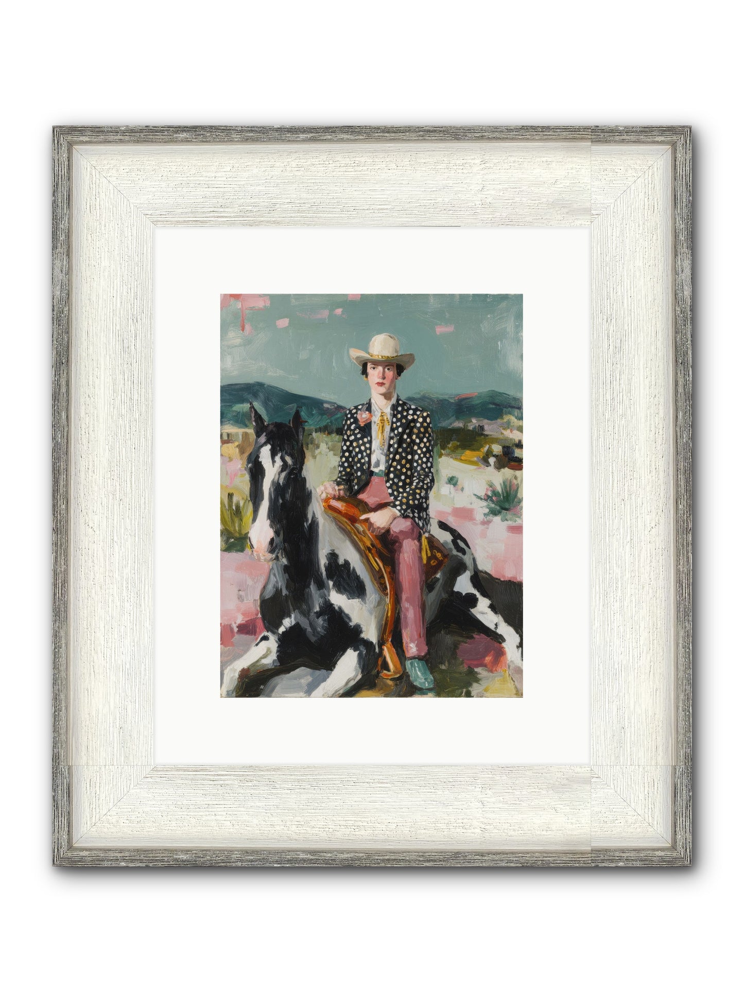 Borrowed From Dusk Framed Print - Driftwood White 9x12