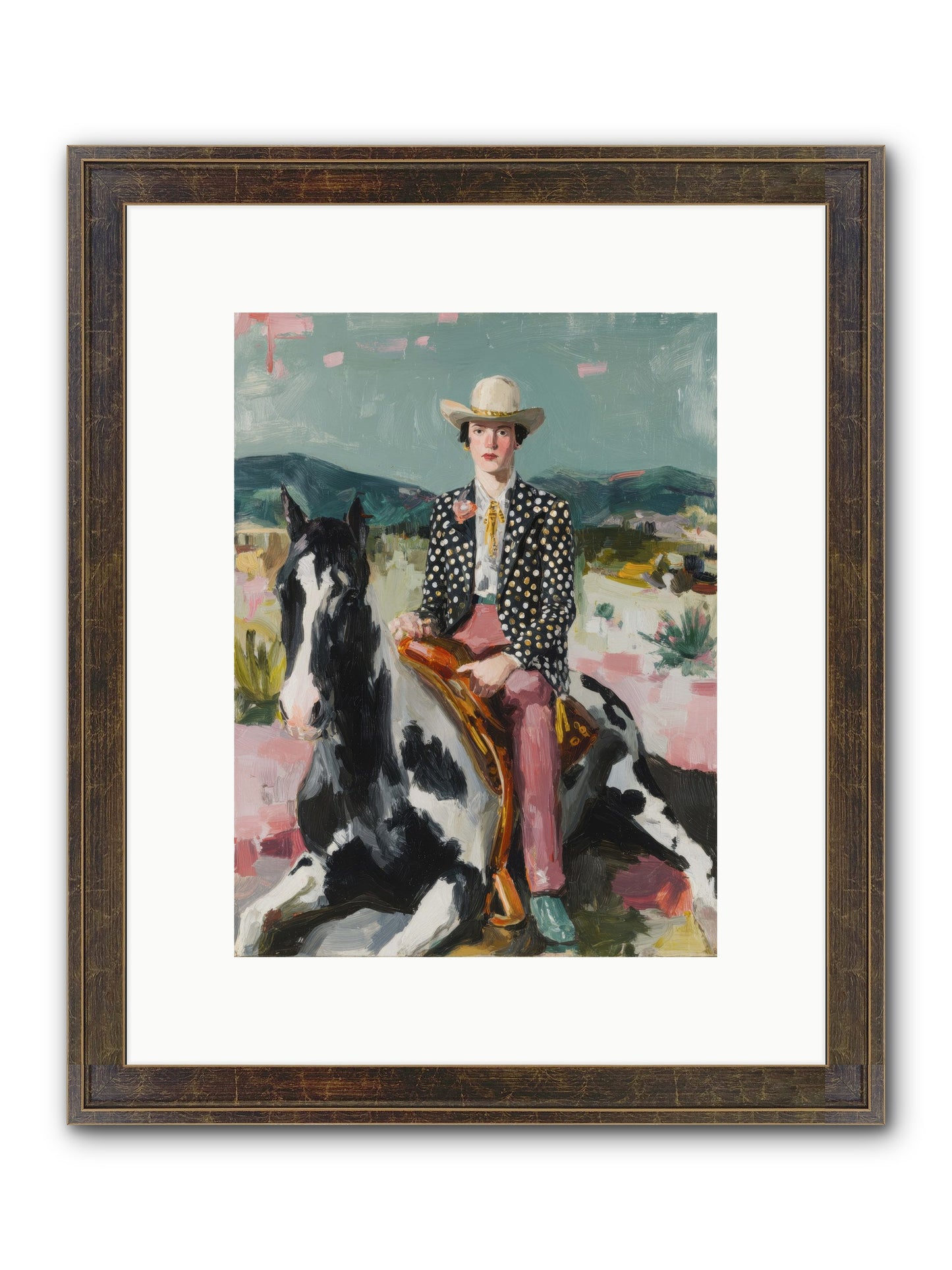 Borrowed From Dusk Framed Print - Slimwoods Black/Gold 9x12