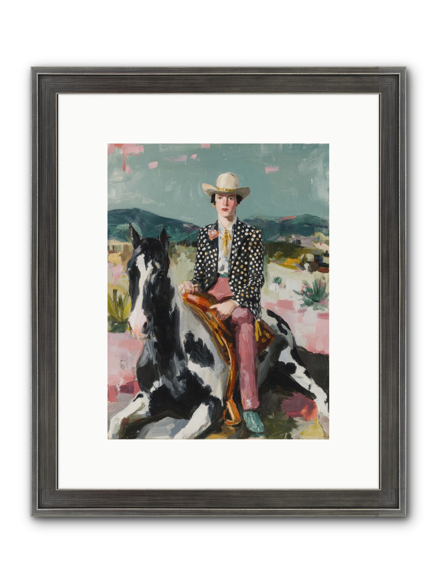 Borrowed From Dusk Framed Print - Slimwoods Black/Silver 9x12