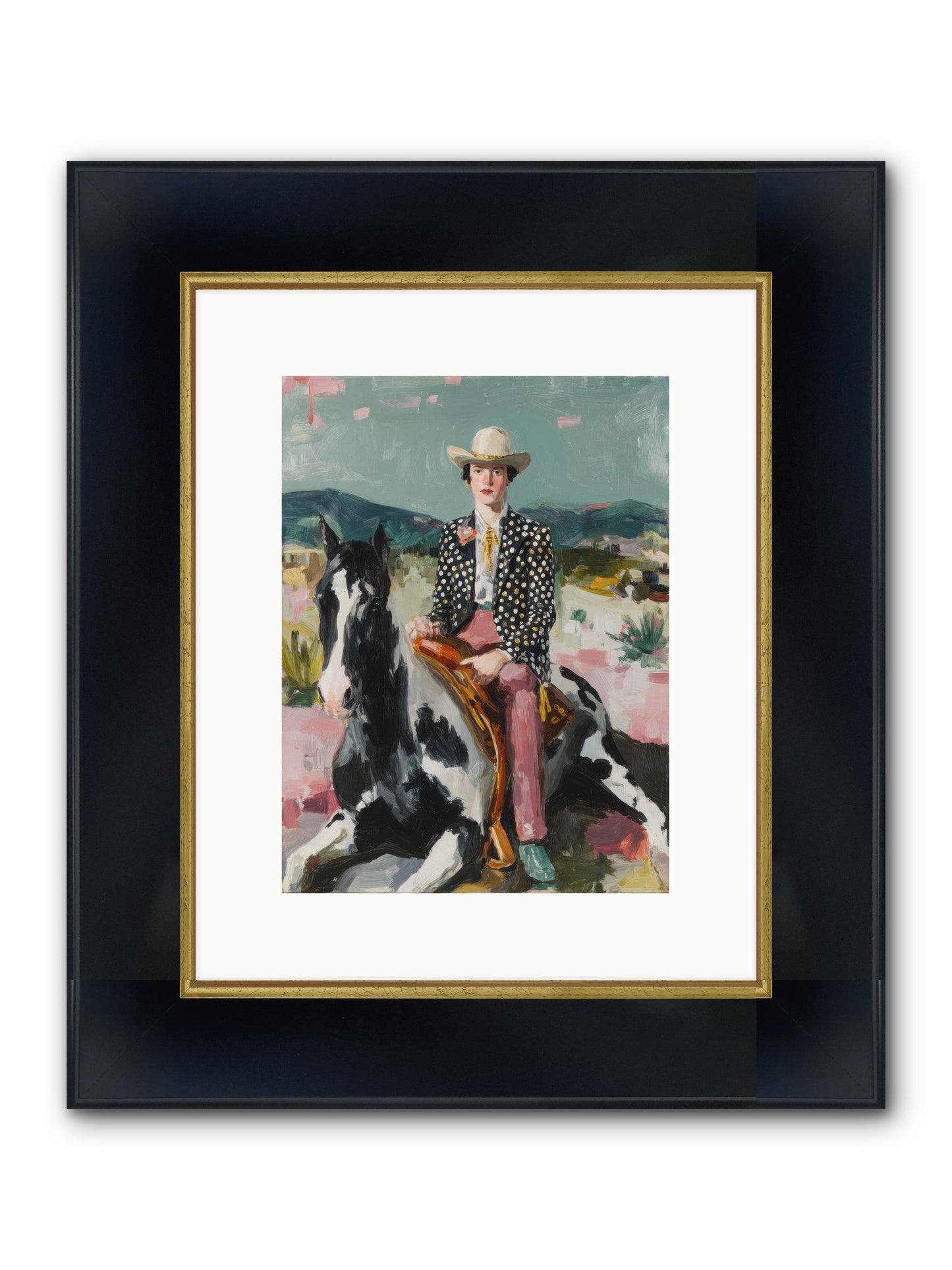 Borrowed From Dusk Framed Print - Wide Black w/Gold 9x12