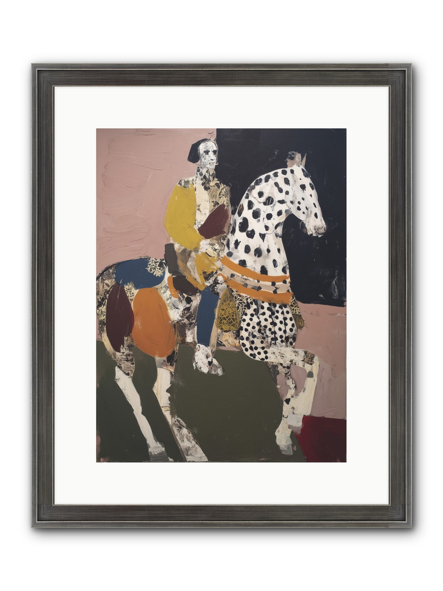 Borrowed Ladder Framed Print - Slimwoods Black/Silver 12x16