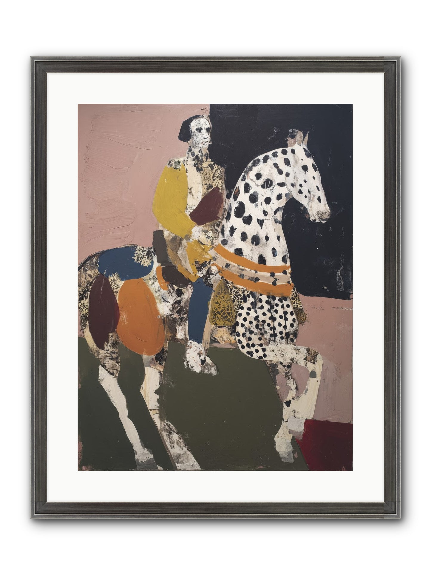 Borrowed Ladder Framed Print - Slimwoods Black/Silver 18x24